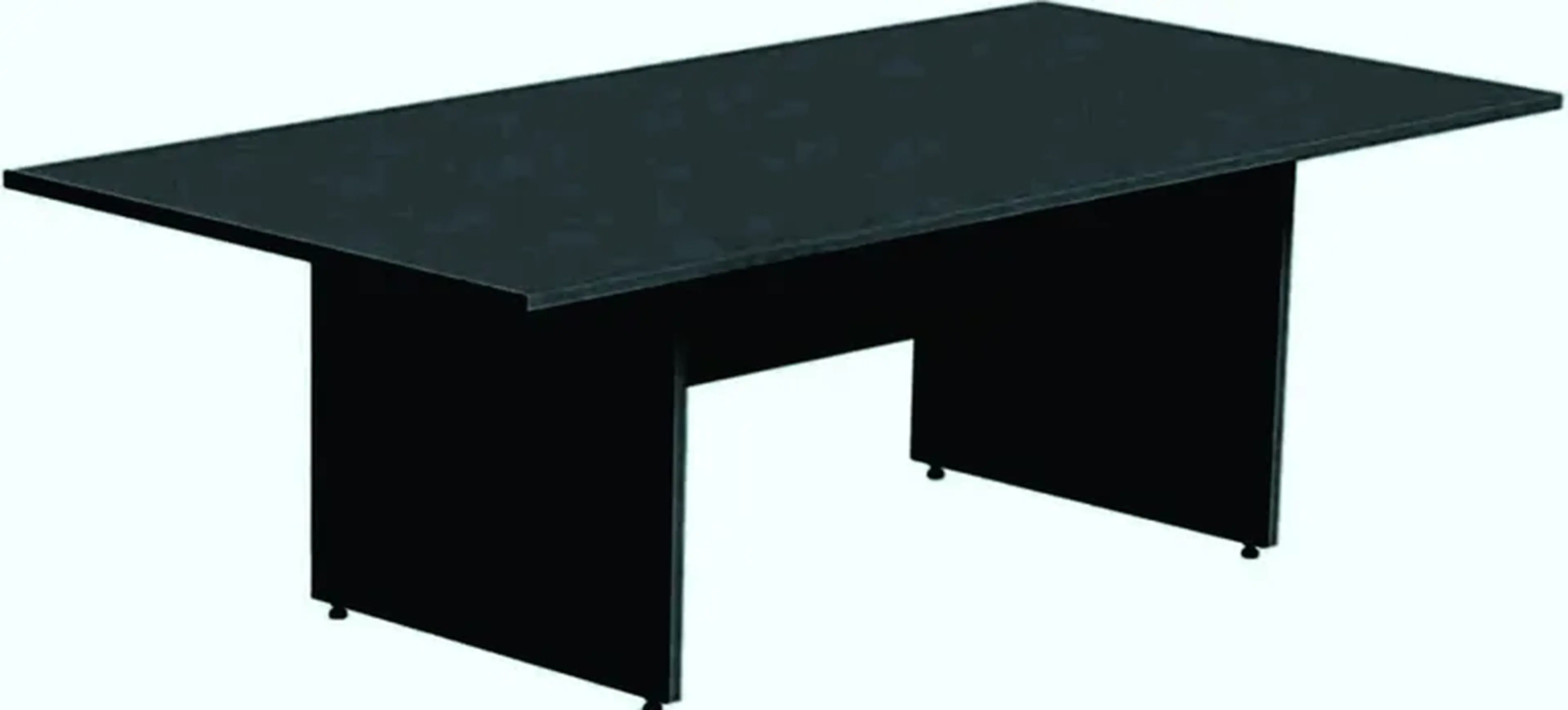 MESA PARA REUNIAO RETANGULAR 180X90X74 TAMPO E PÉS COM BORDA 30M imagem