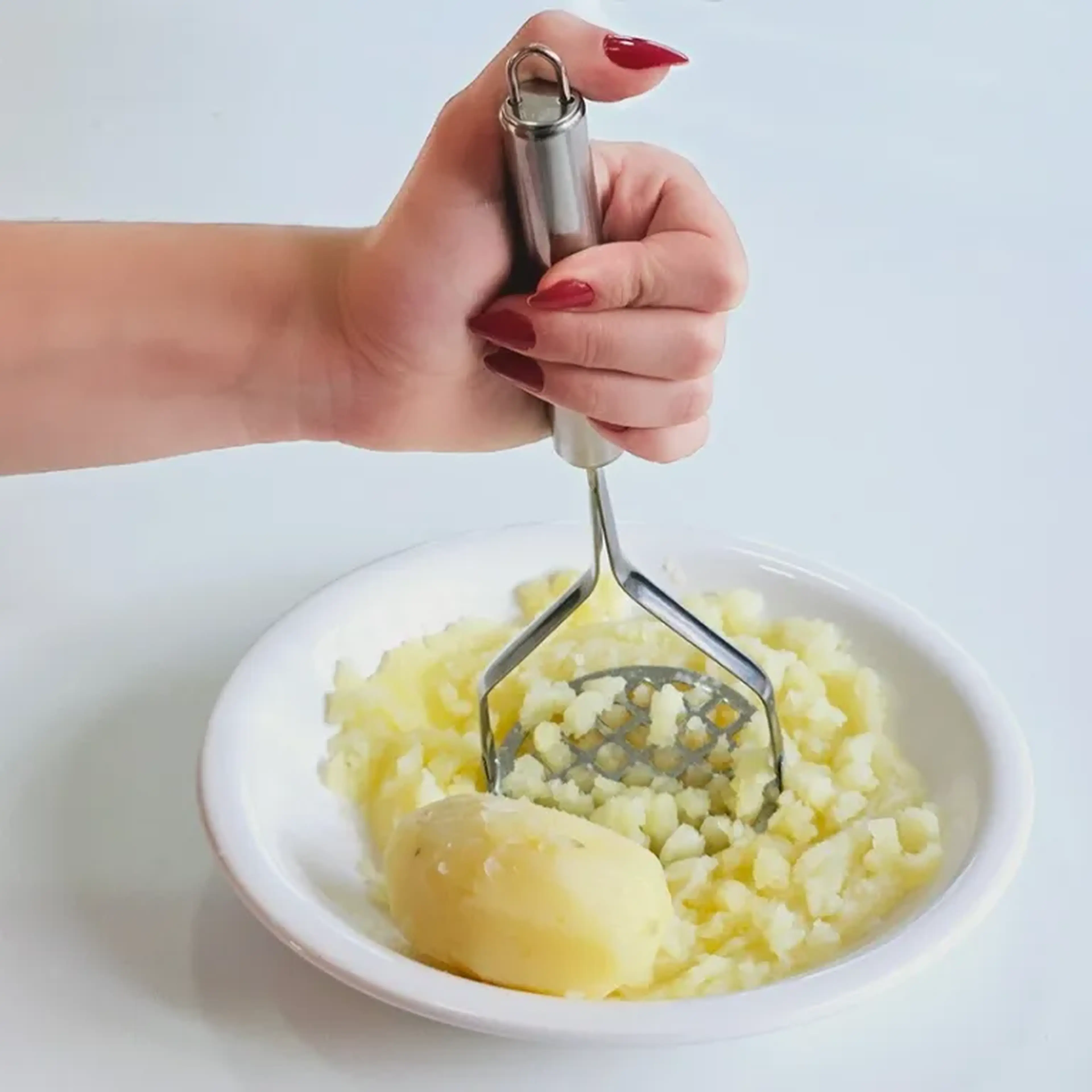 Amassador de Batatas e Legumes Inox imagem