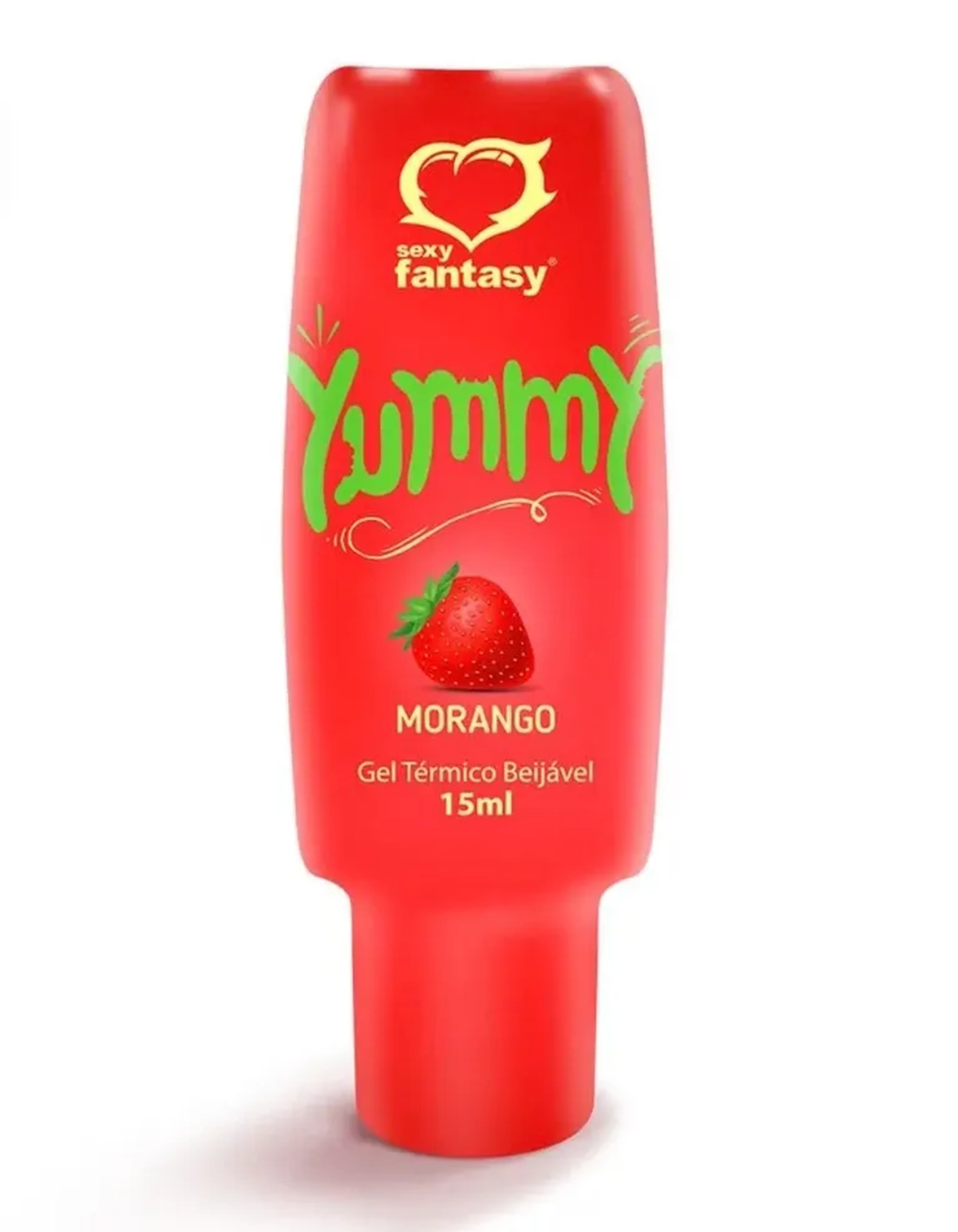GEL TÉRMICO BEIJÁVEL YUMMY 15ML MORANGO imagem