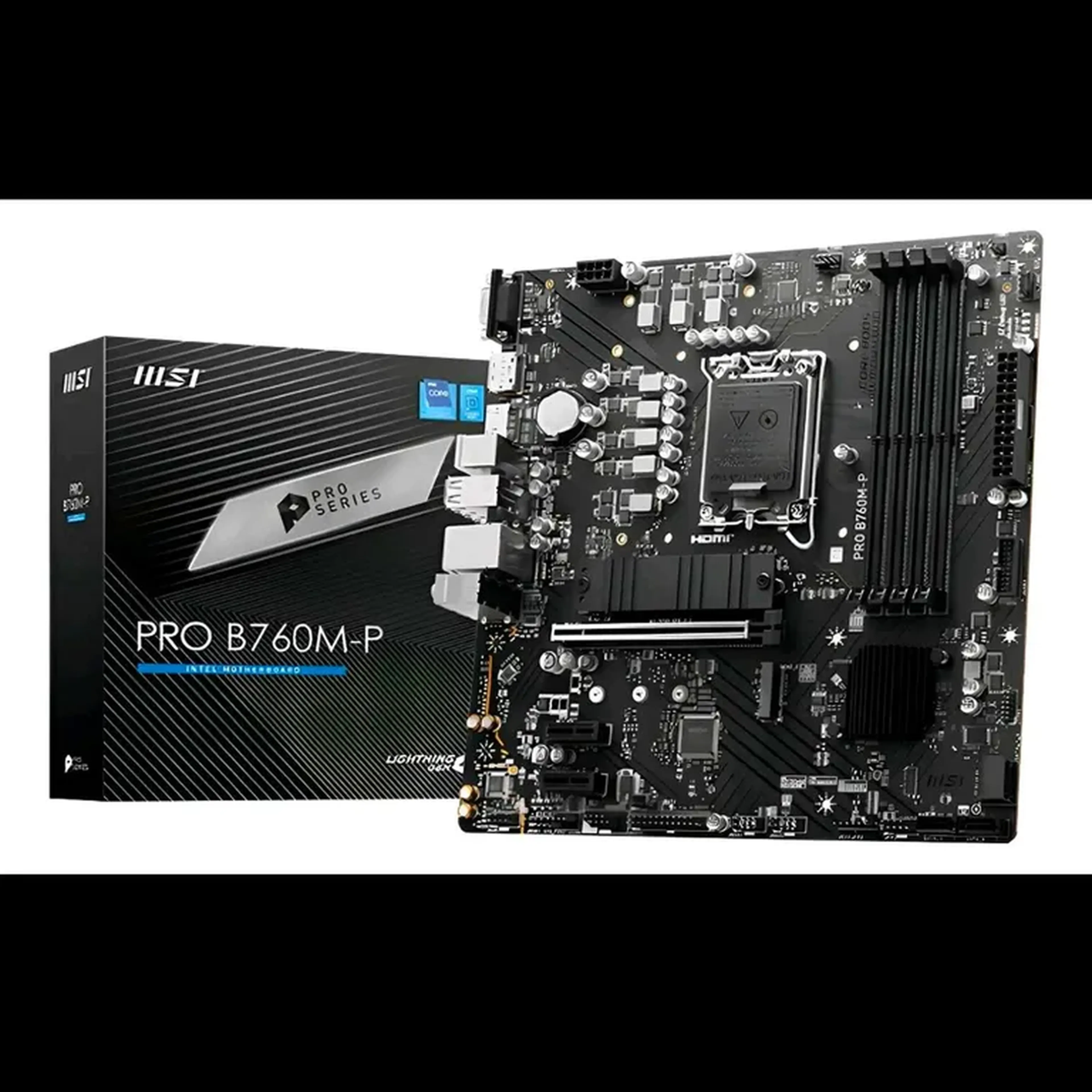 Placa Mãe MSI PRO B760M-P DDR5, Chipset B760, Intel LGA 1700 imagem