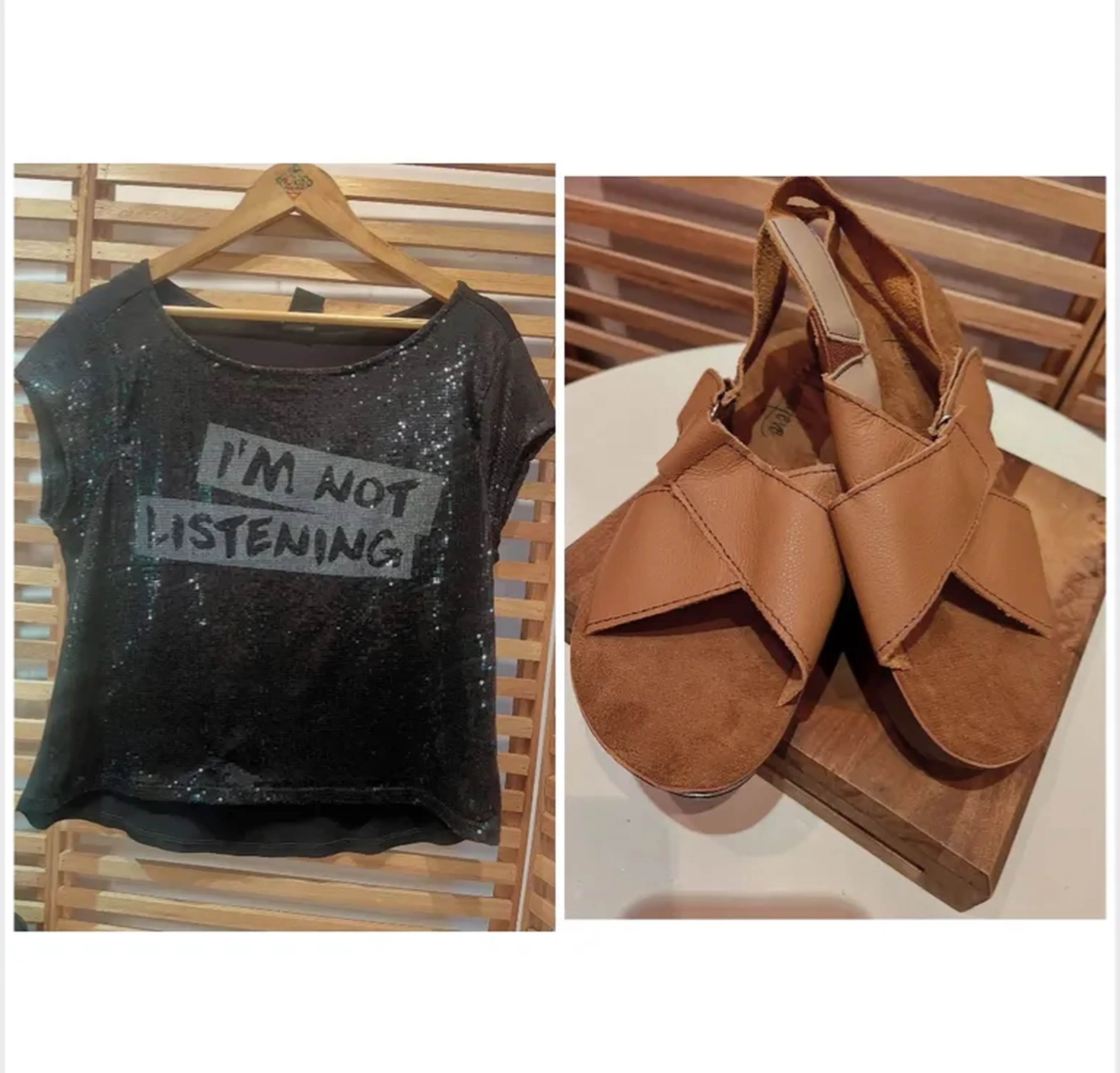 Combo blusa + sandalia imagem