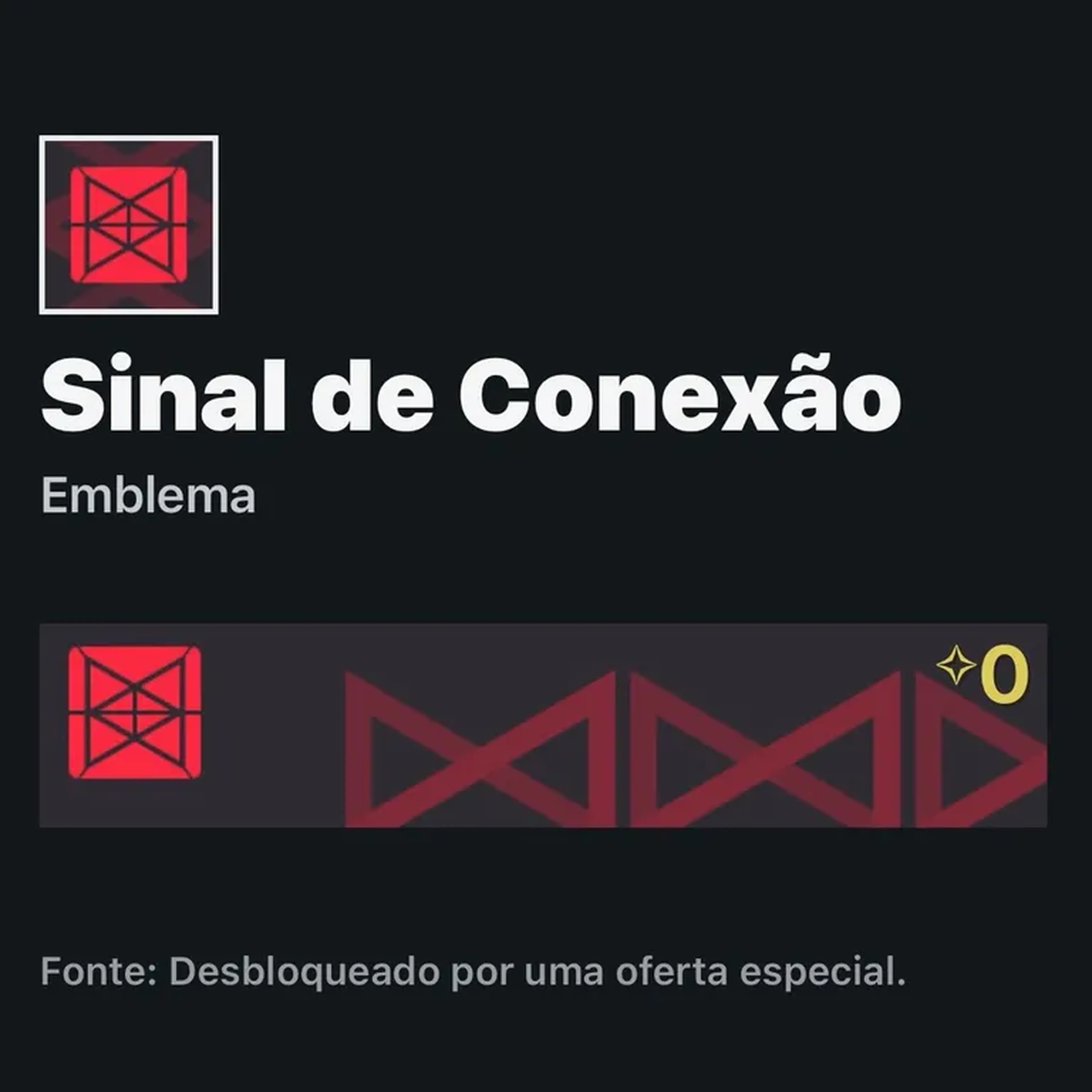 Destiny 2 Emblem:(sinal de conexao) imagem