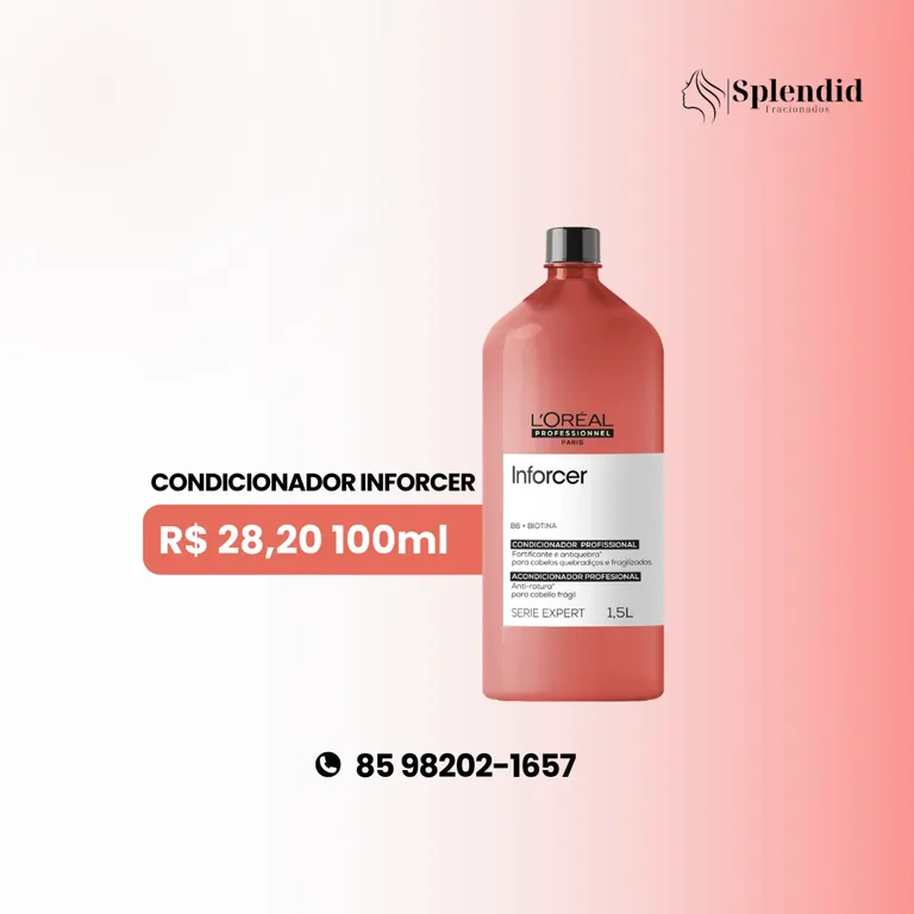 L’Oréal Inforce Condicionador fracionados imagem