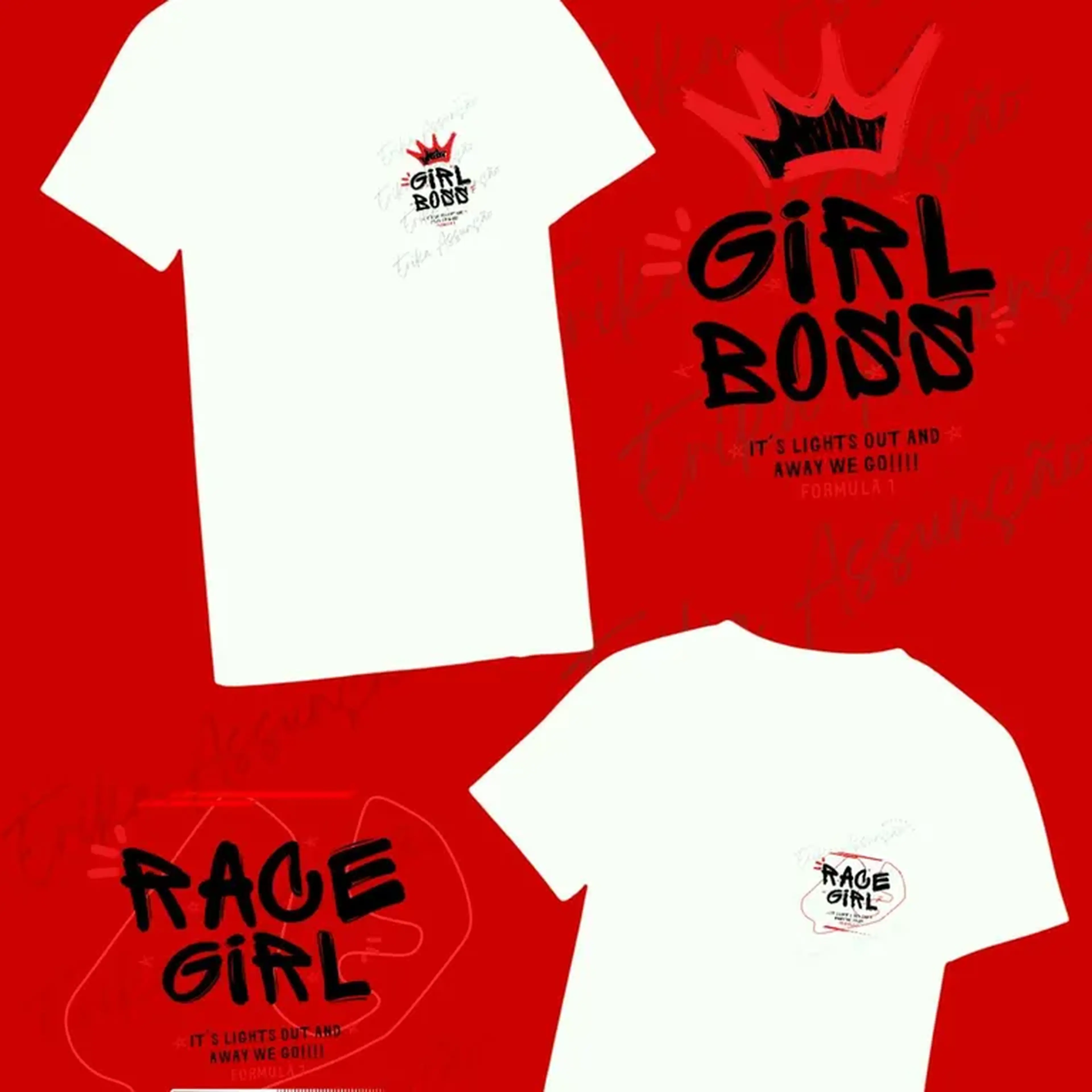 Camiseta Girl Boss Race Girl imagem
