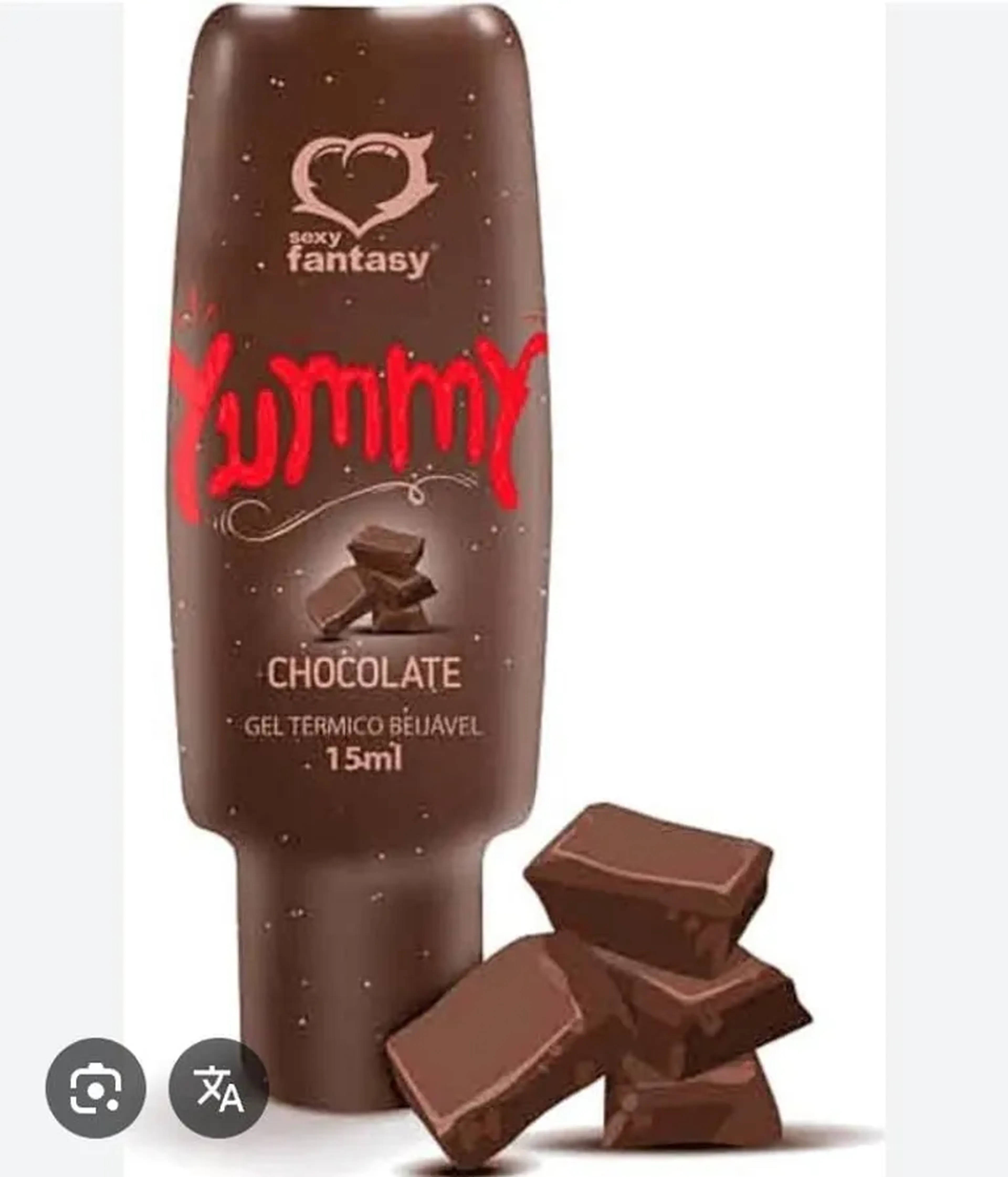 YUMI GEL TERMICO BEIJAVEL 15ML CHOCOLATE - SEXY FANTASY imagem