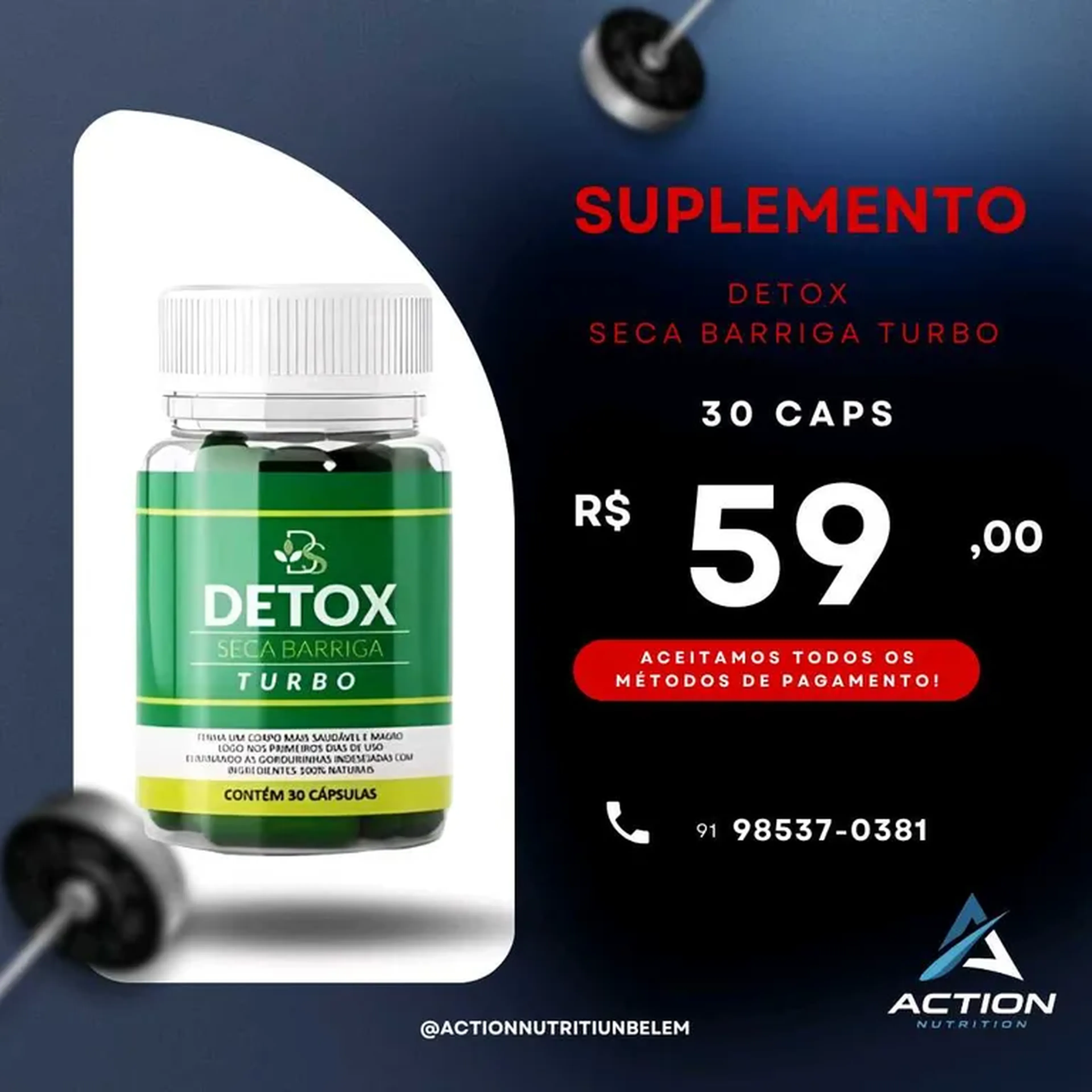 Detox seca barriga turbo imagem
