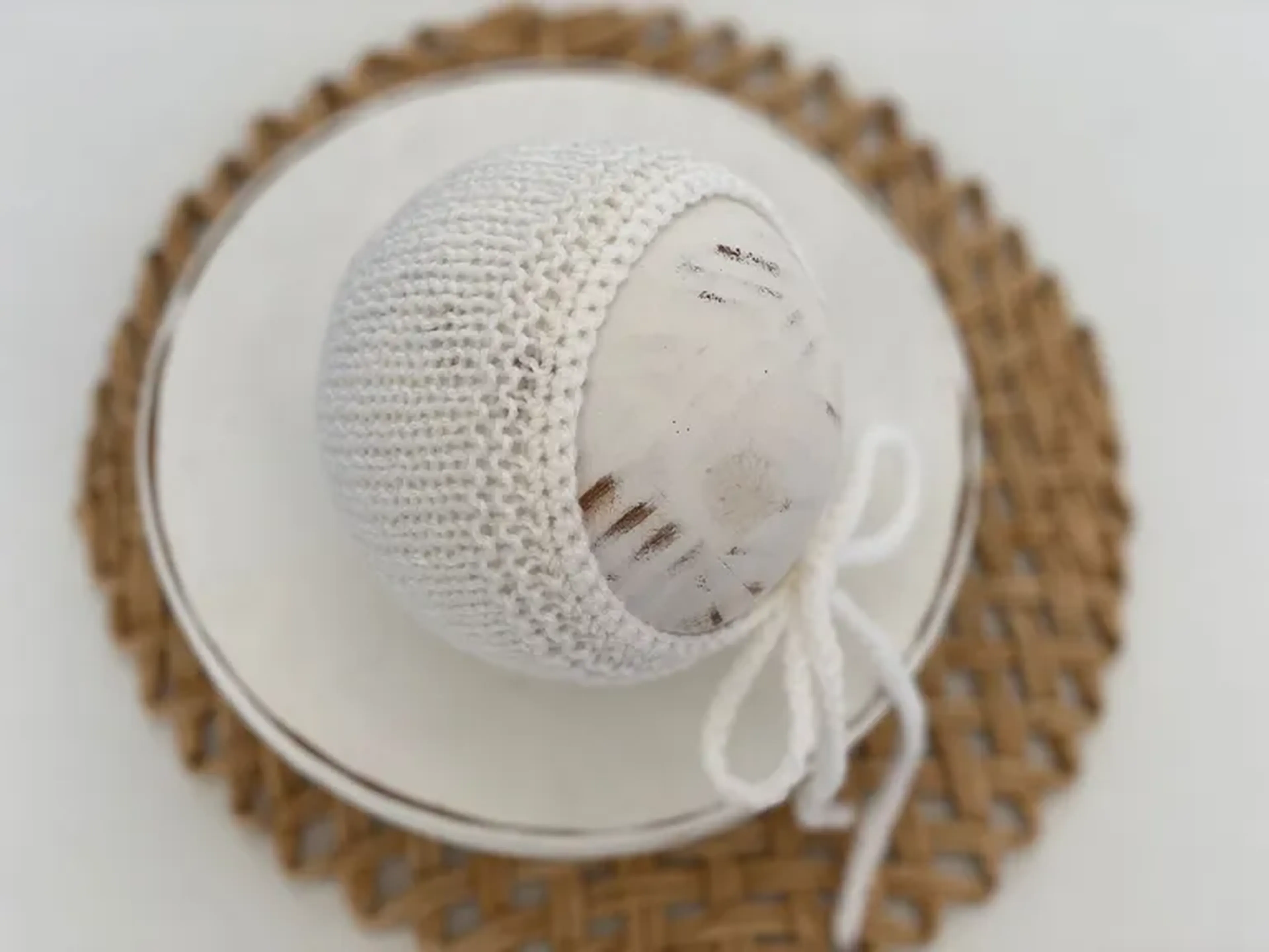 Touca Newborn Branco imagem