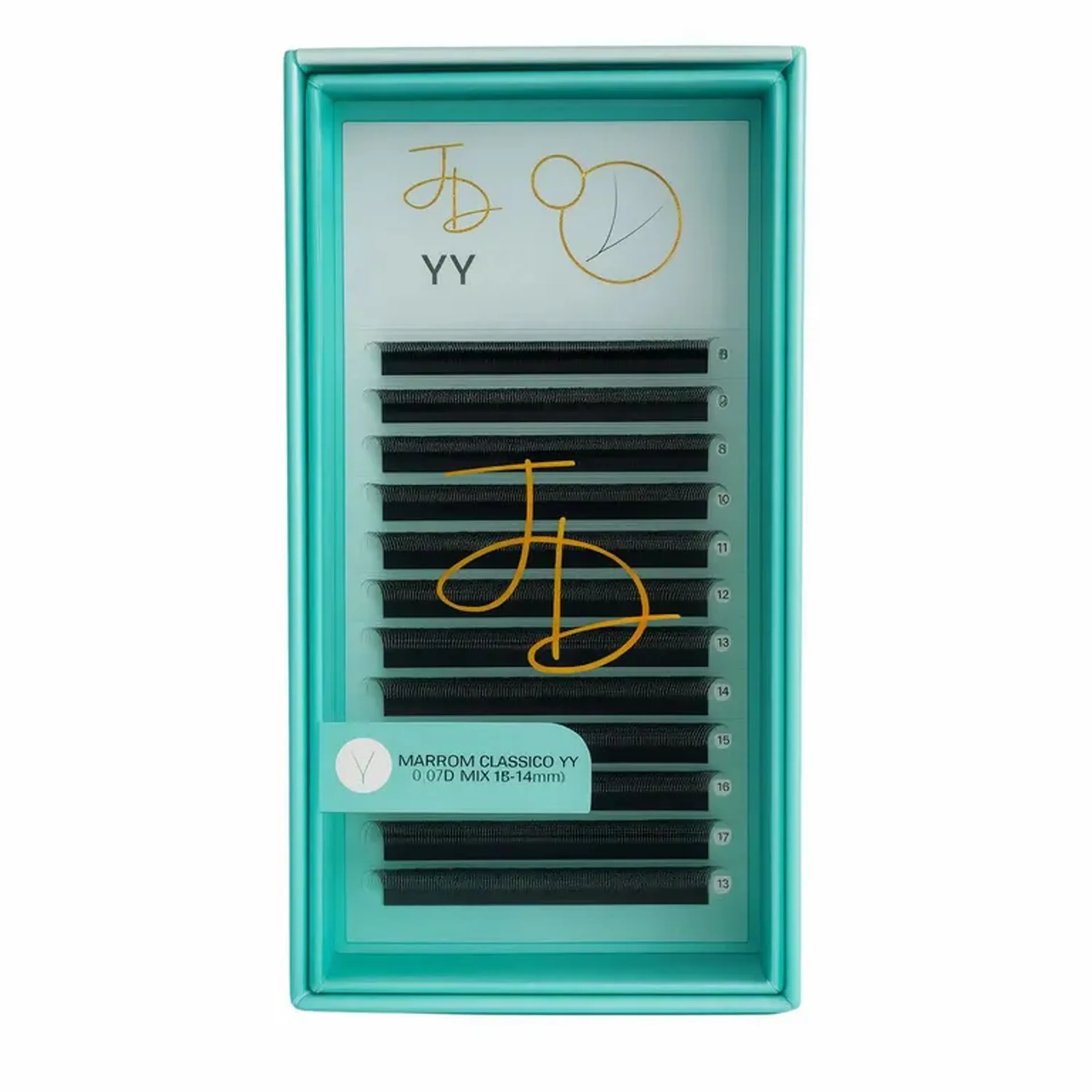 Cílios Y Marrom JD Lashes imagem