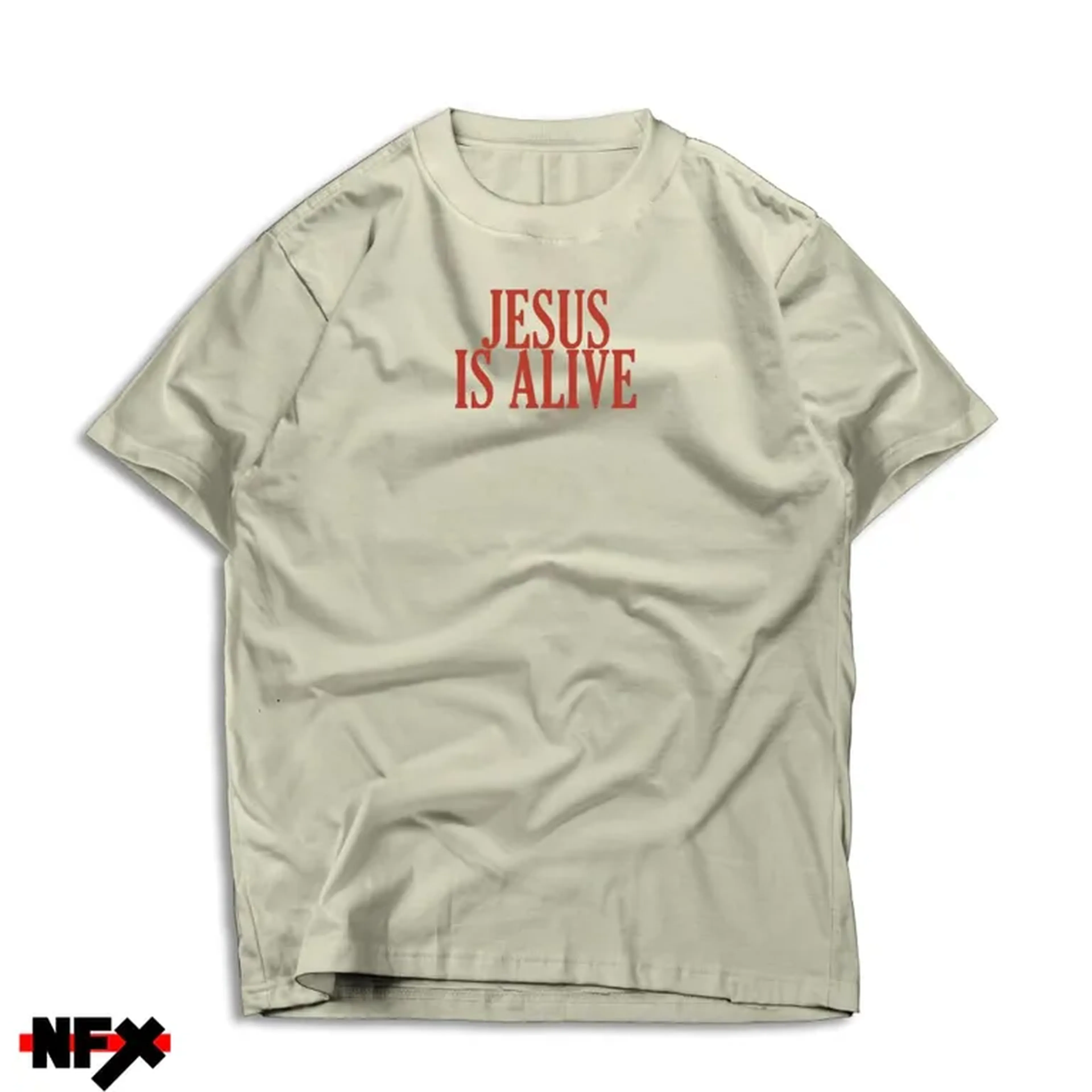 Camiseta Oversized: Jesus is Alive TAM - M,G,GG imagem