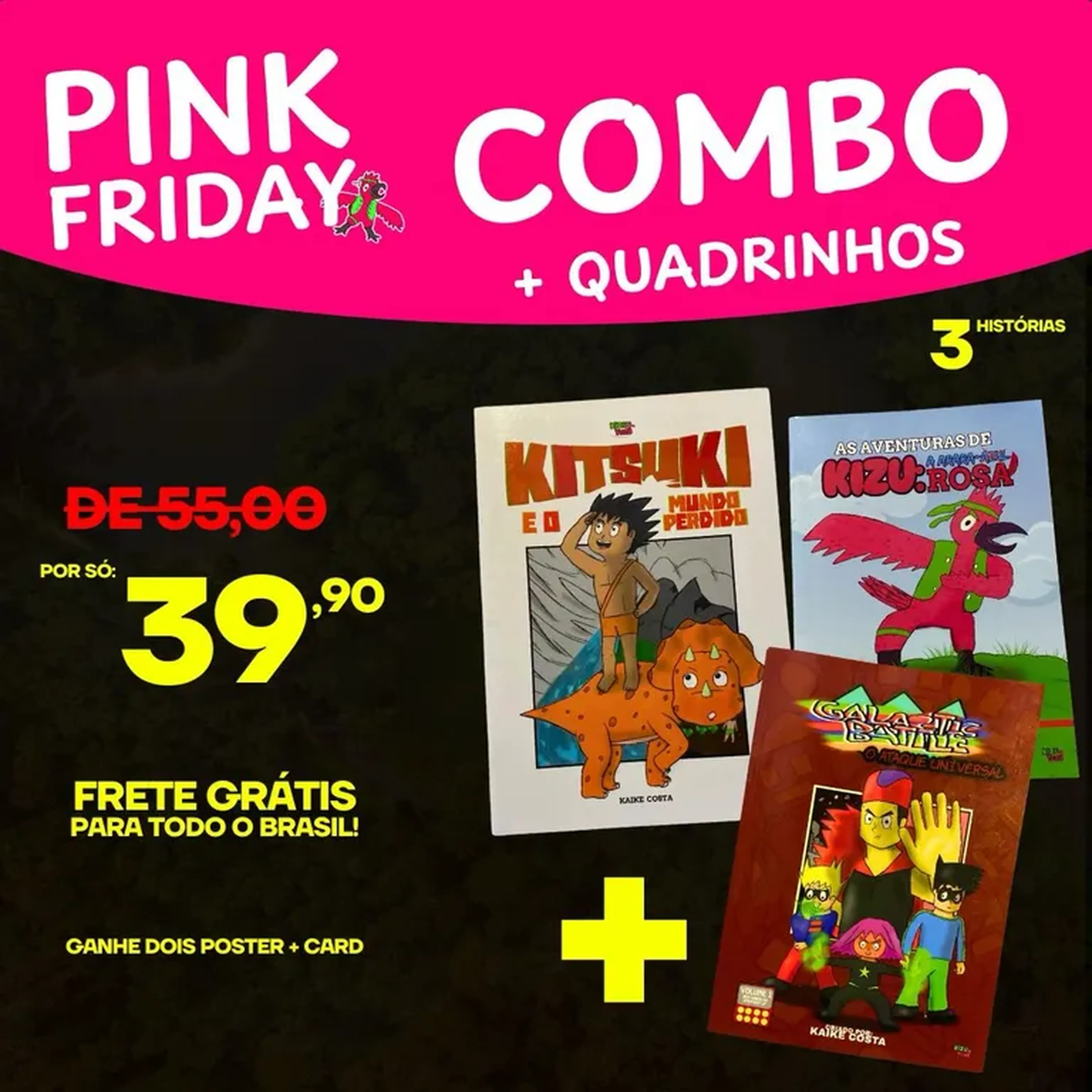 COMBO QUADRINHOS: Kitsuki + Kizu + Galactic Battle + BRIDES imagem