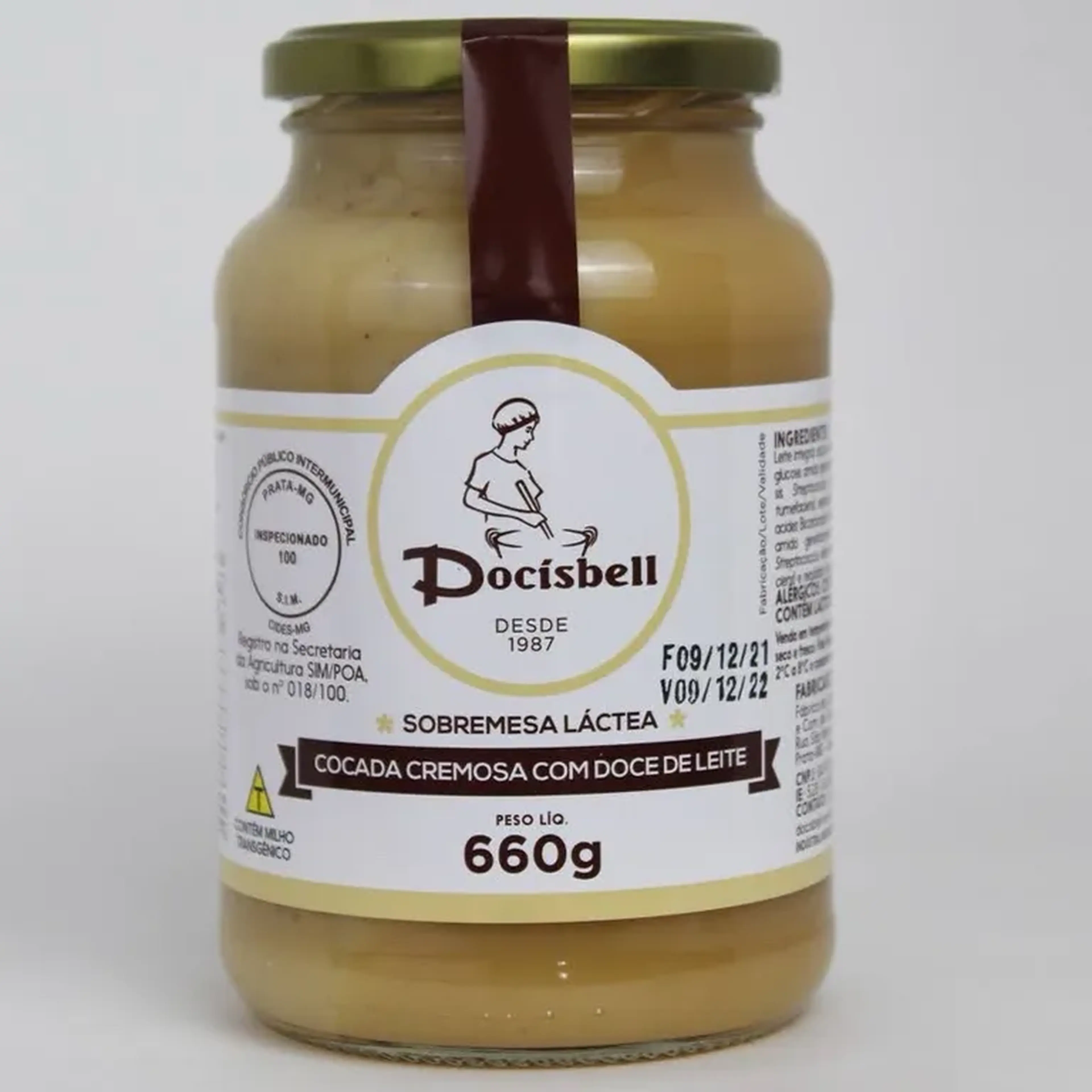 Cocada Cremosa com Doce de Leite imagem