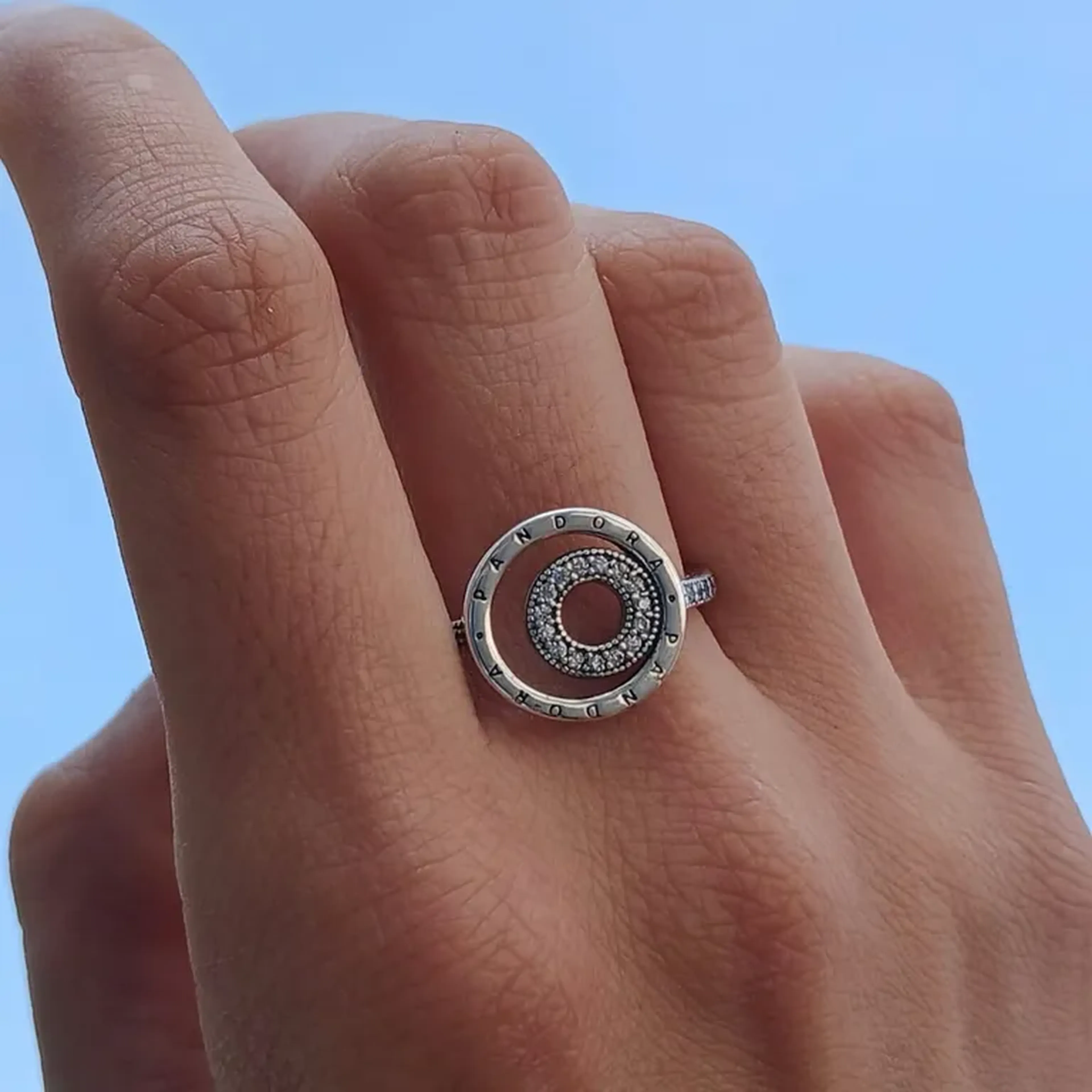 Anel Prata 925 Circles 14mm | Tam: 17 e 19 imagem