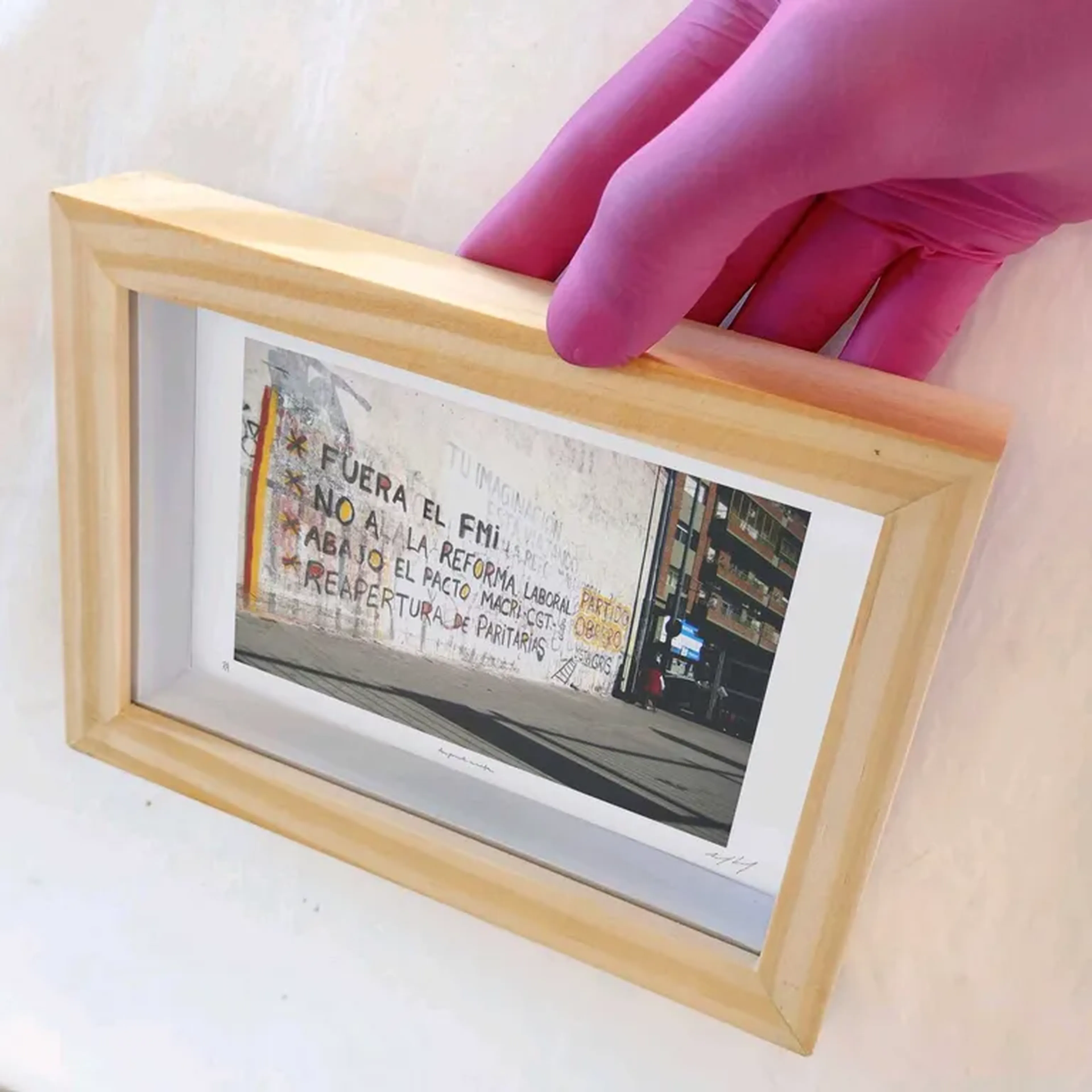 Palávoras - Fuera al FMI - 10x15 cm moldura alta imagem