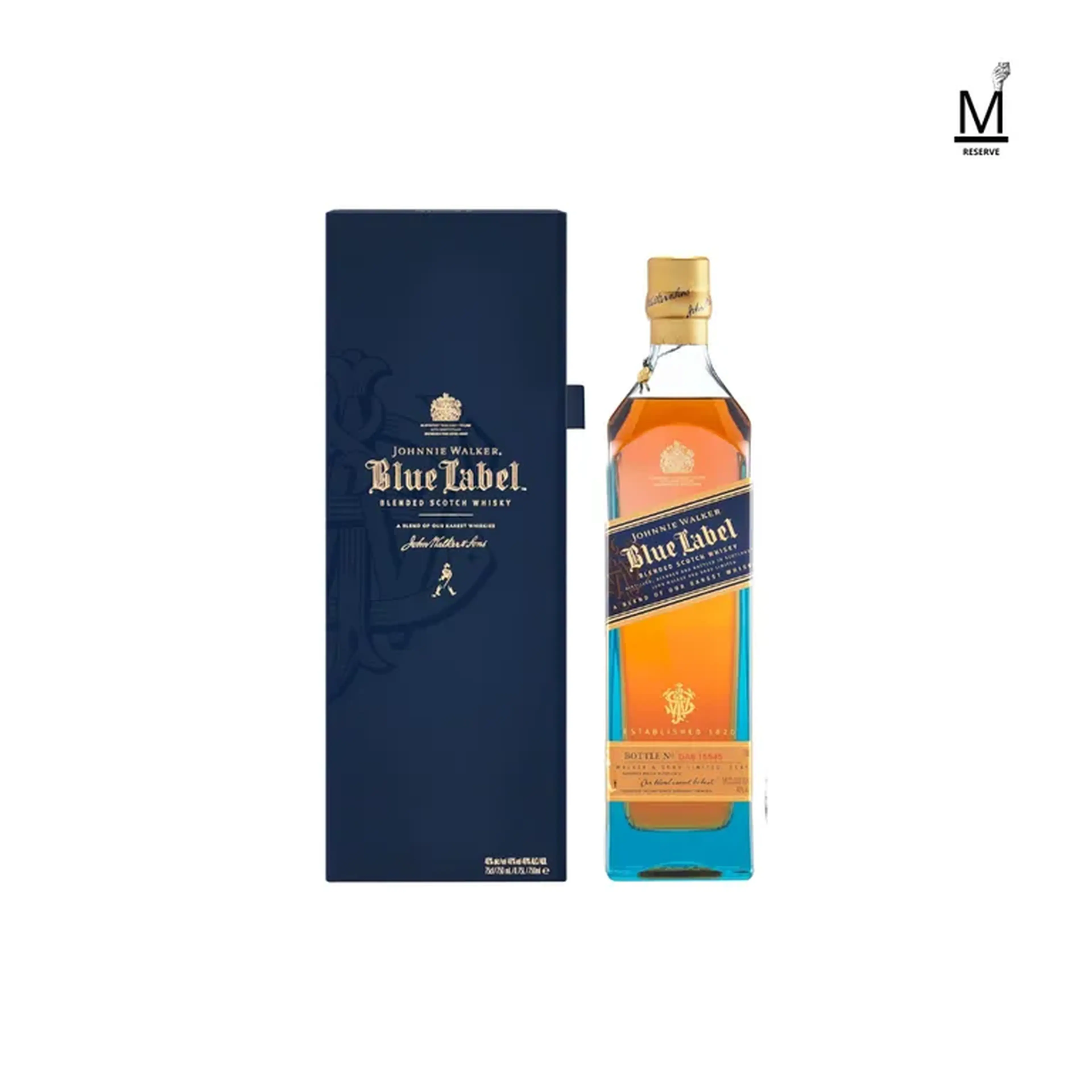 WHIKSY JOHNNIE WALKER BLUE LABEL 750ML imagem
