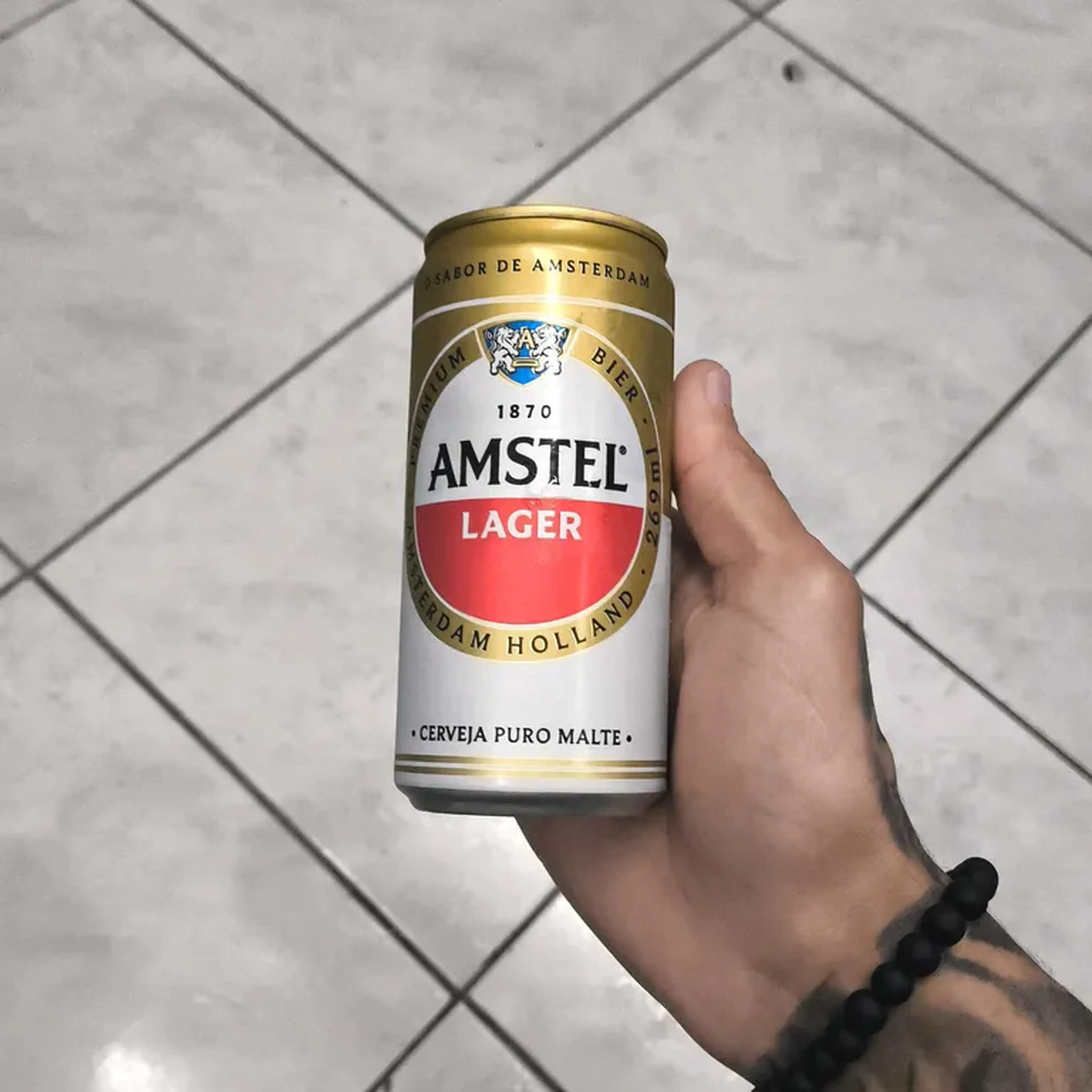 CERVEJA AMSTEL LAGER 269ml imagem