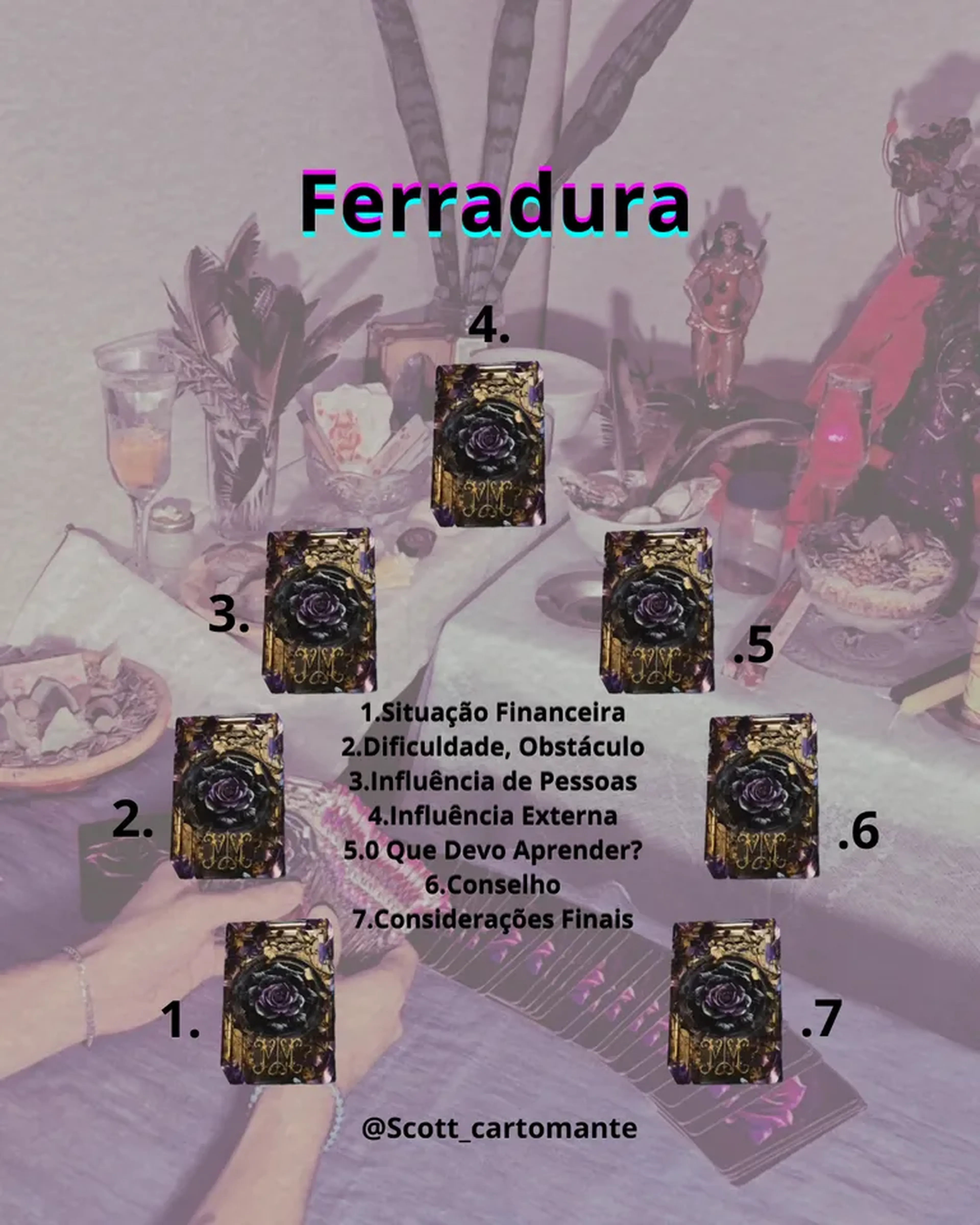 🔮 FERRADURA (7 CARTAS) imagem