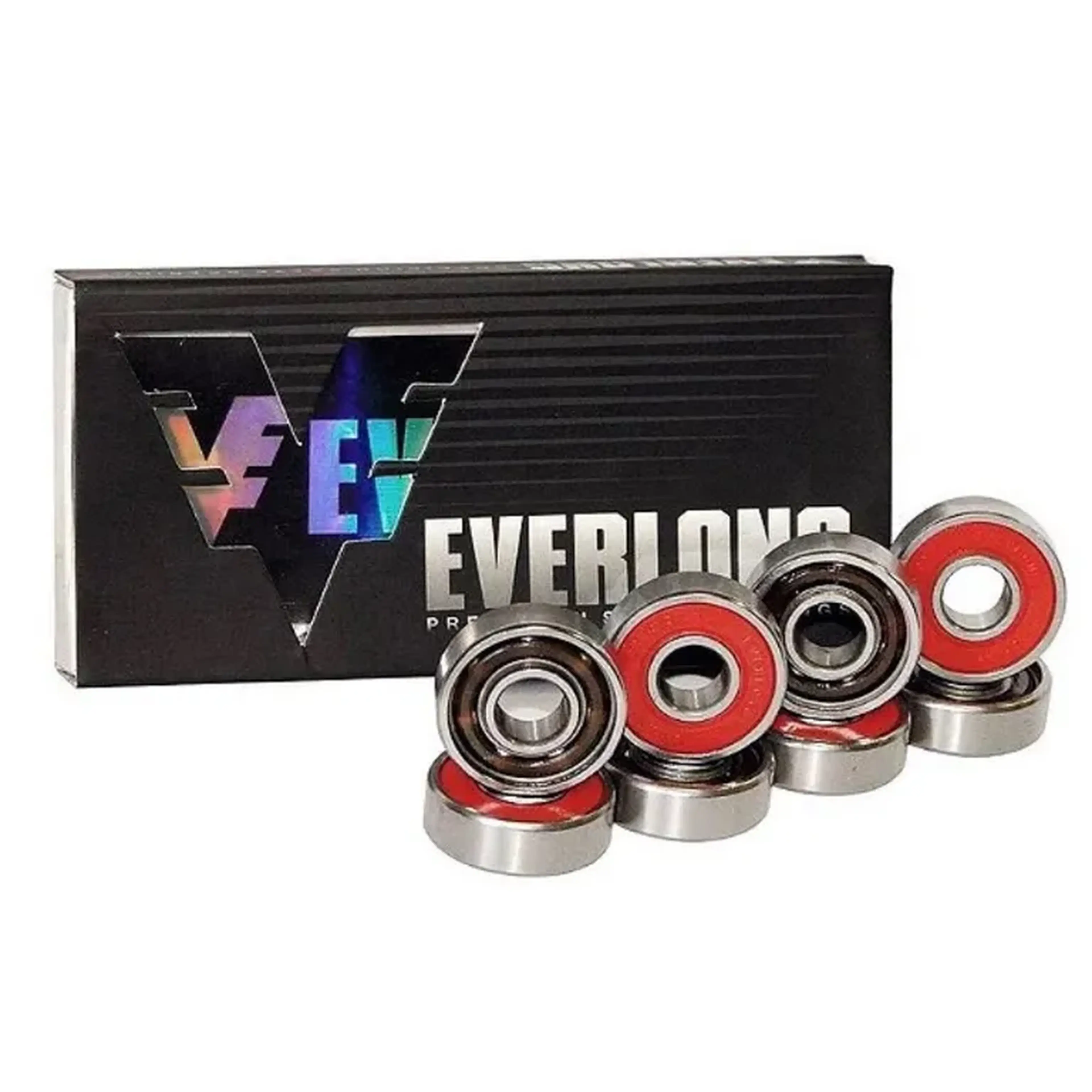 ROLAMENTO EVERLONG PRECISION BEARINGS PRETO VERMELHO imagem