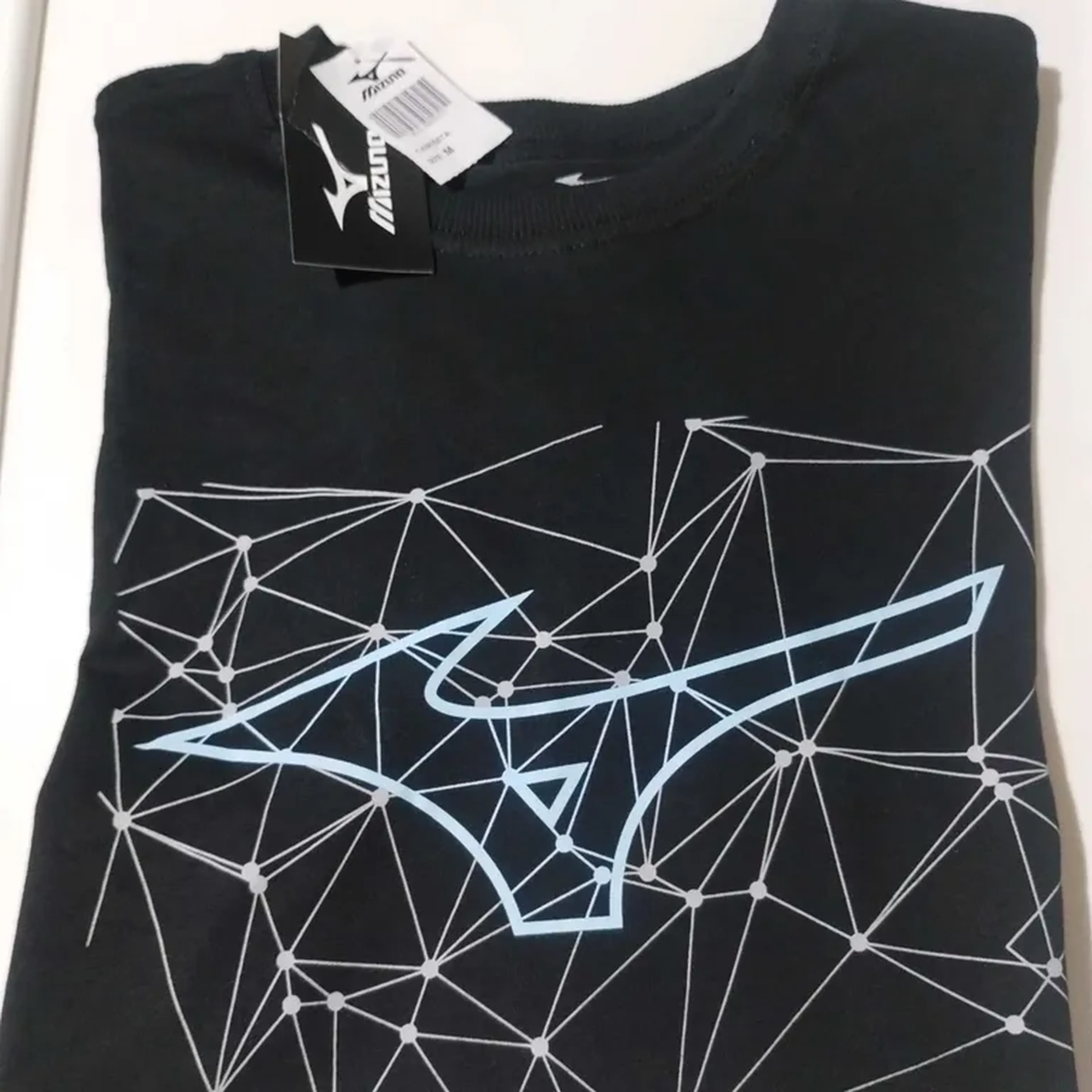 Camiseta Mizuno preta P imagem