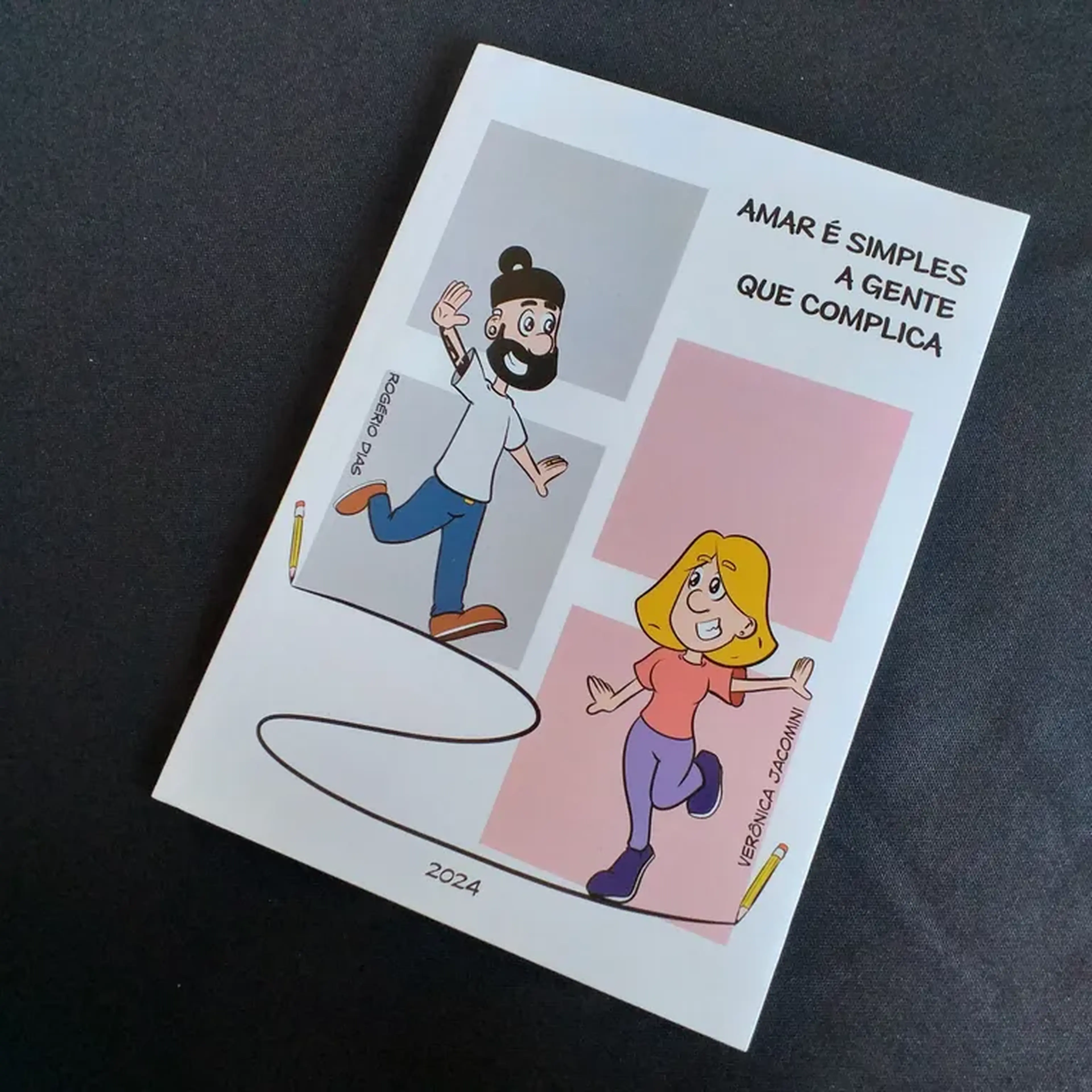 AMAR É SIMPLES A GENTE QUE COMPLICA. imagem