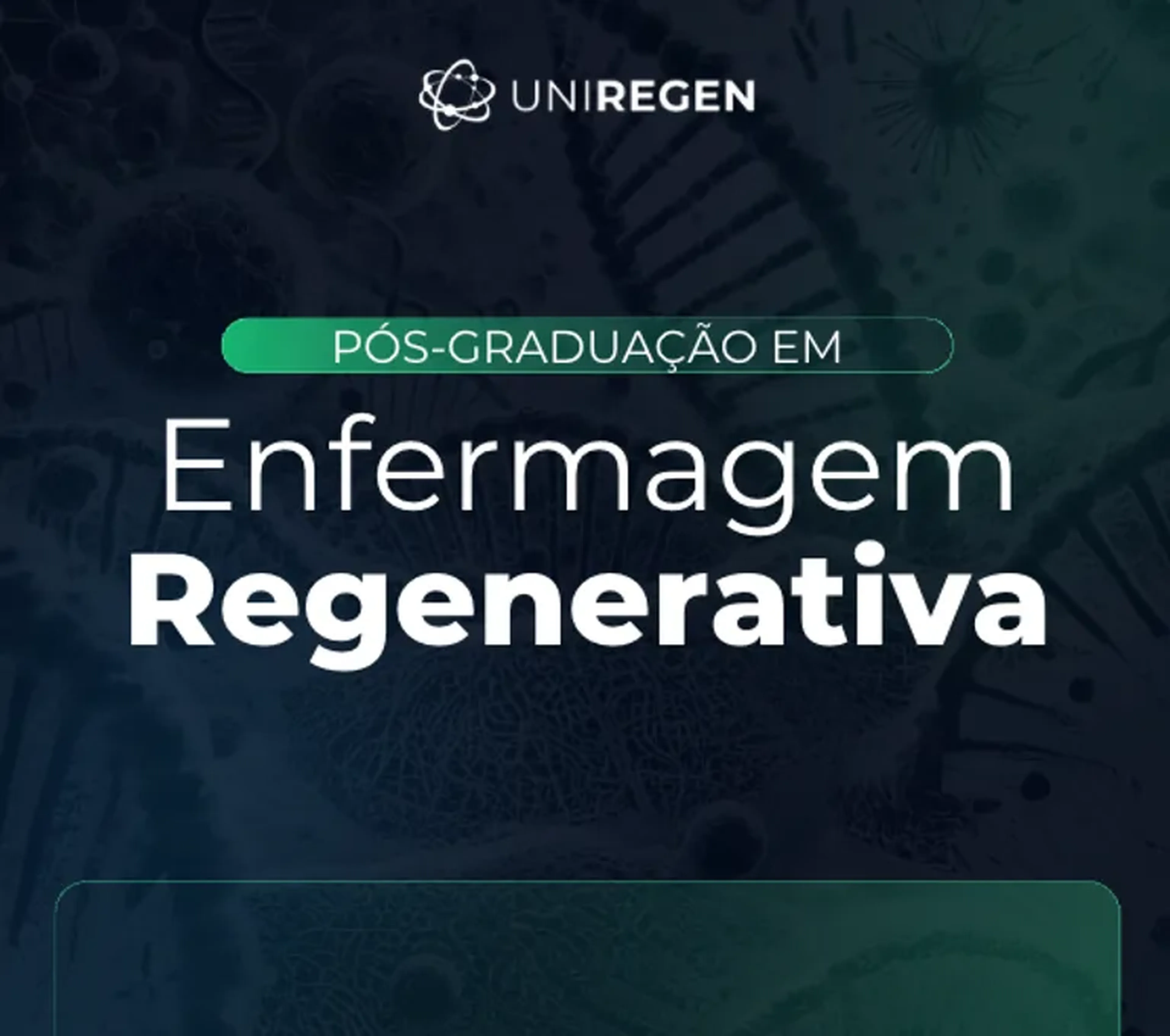 Pós-graduação em Enfermagem Regenerativa 2026 imagem