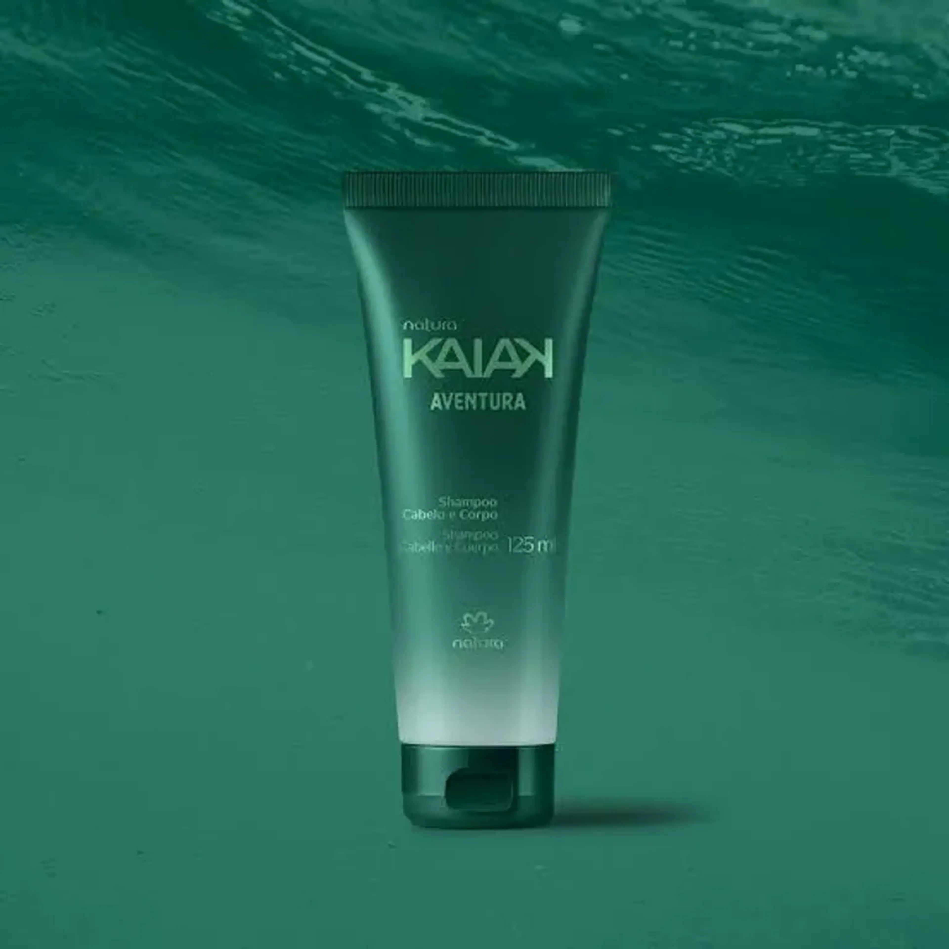 Shampoo cabelo e corpo masculino Kaiak Aventura de Natura imagem