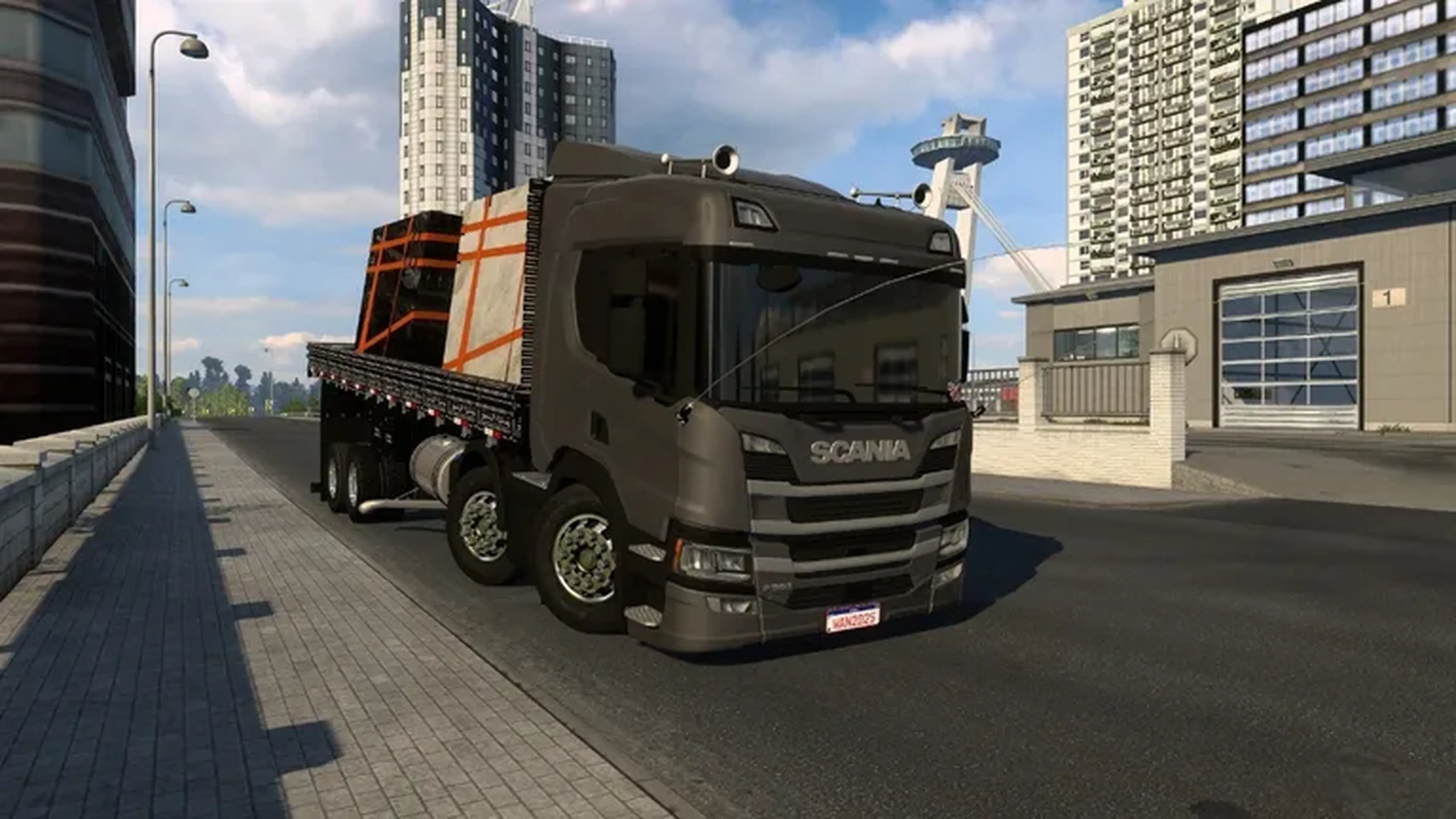 Scania p360 Bitruck Verdureiro imagem