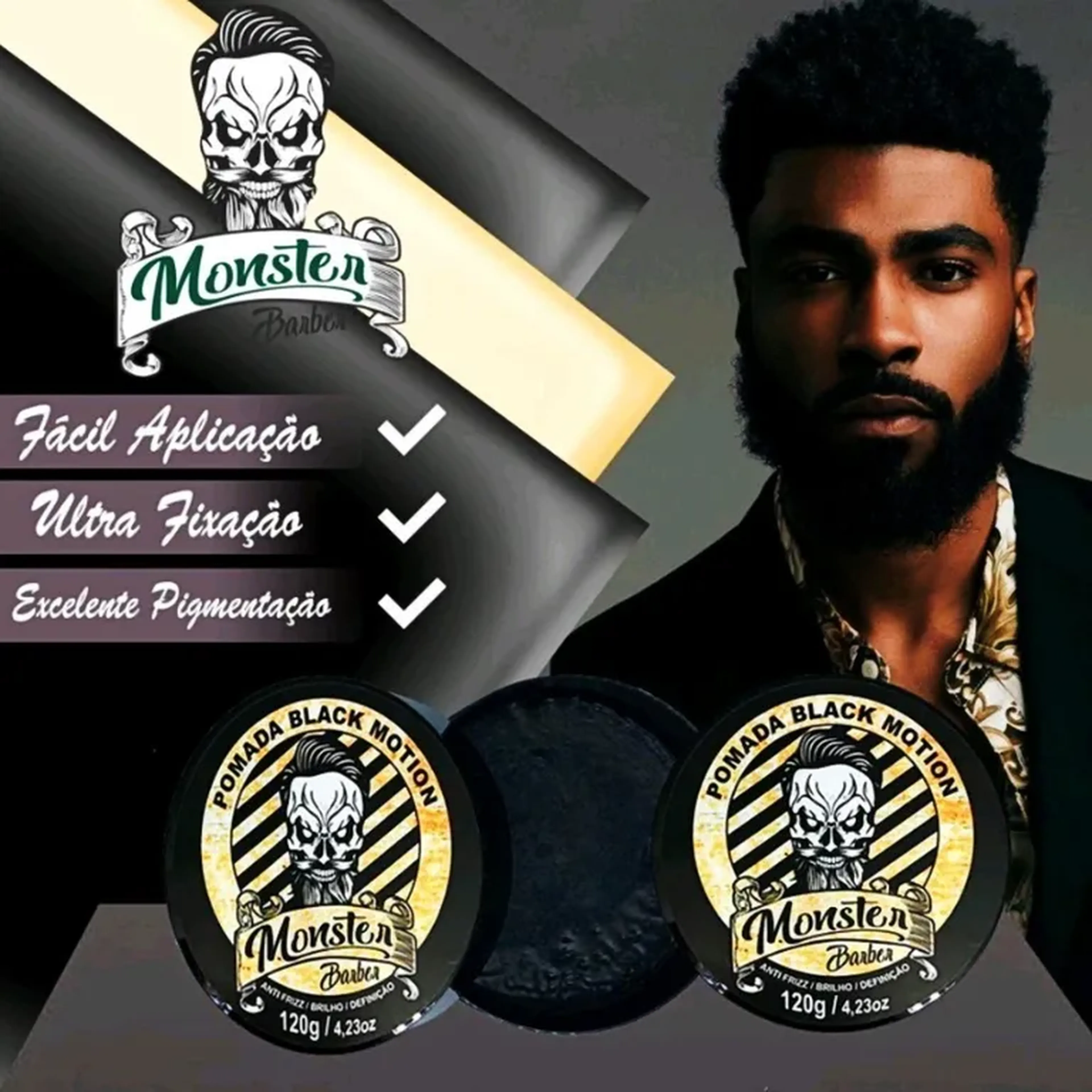 Pomada Modeladora Black Monster imagem