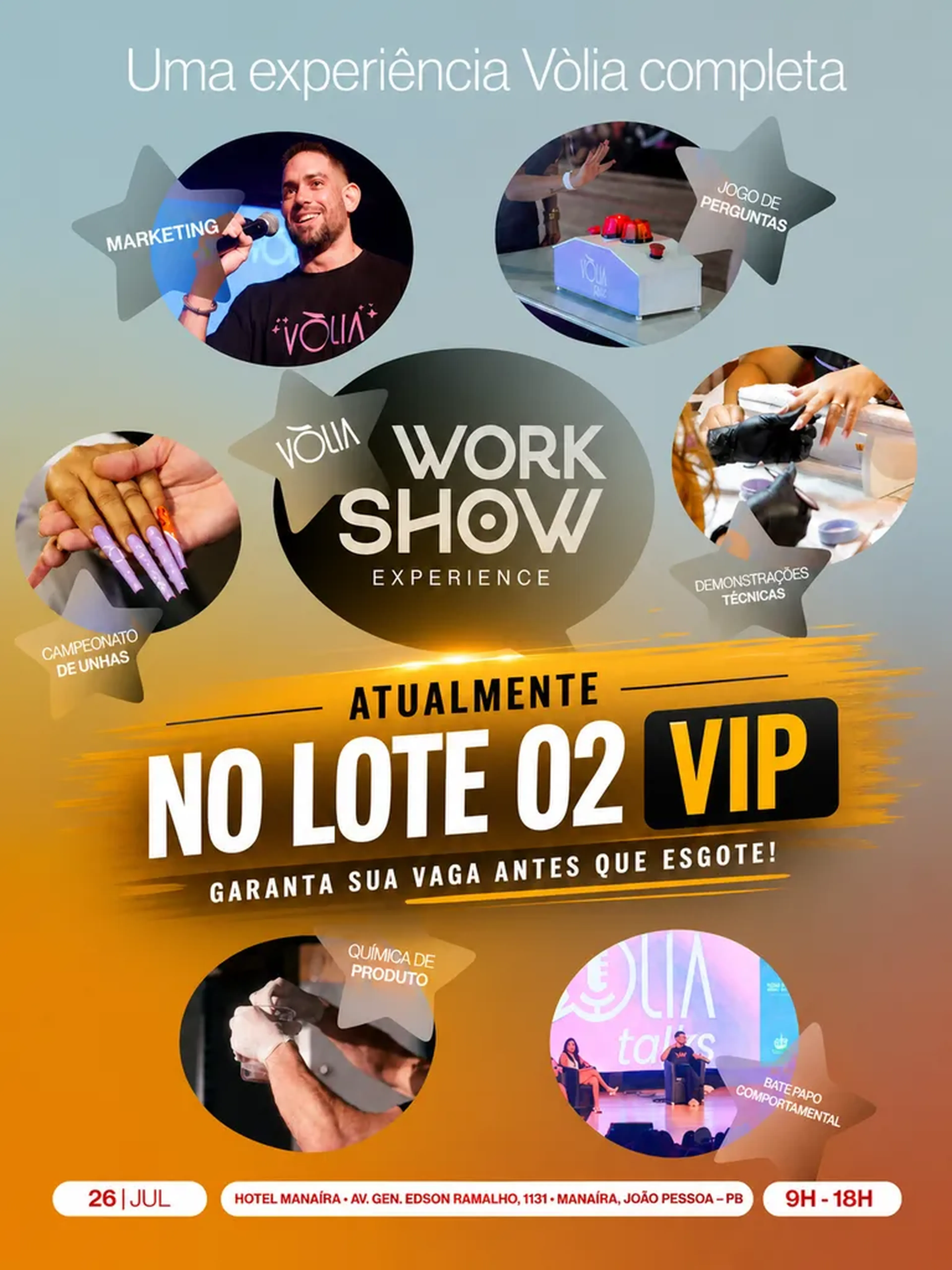 INGRESSO VIP LOTE 02 imagem