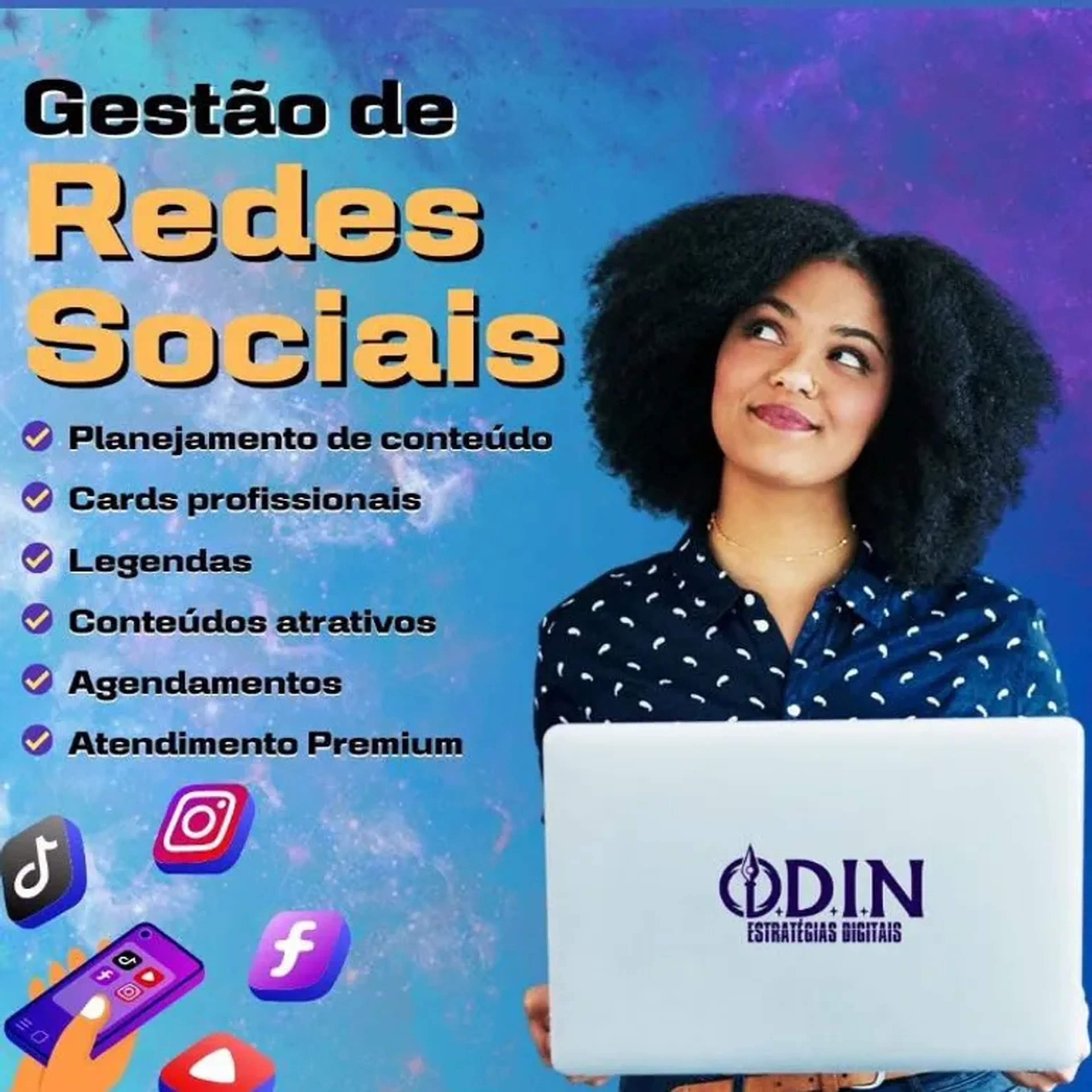 Gestão de Redes Sociais (Smart) Mensalidade imagem