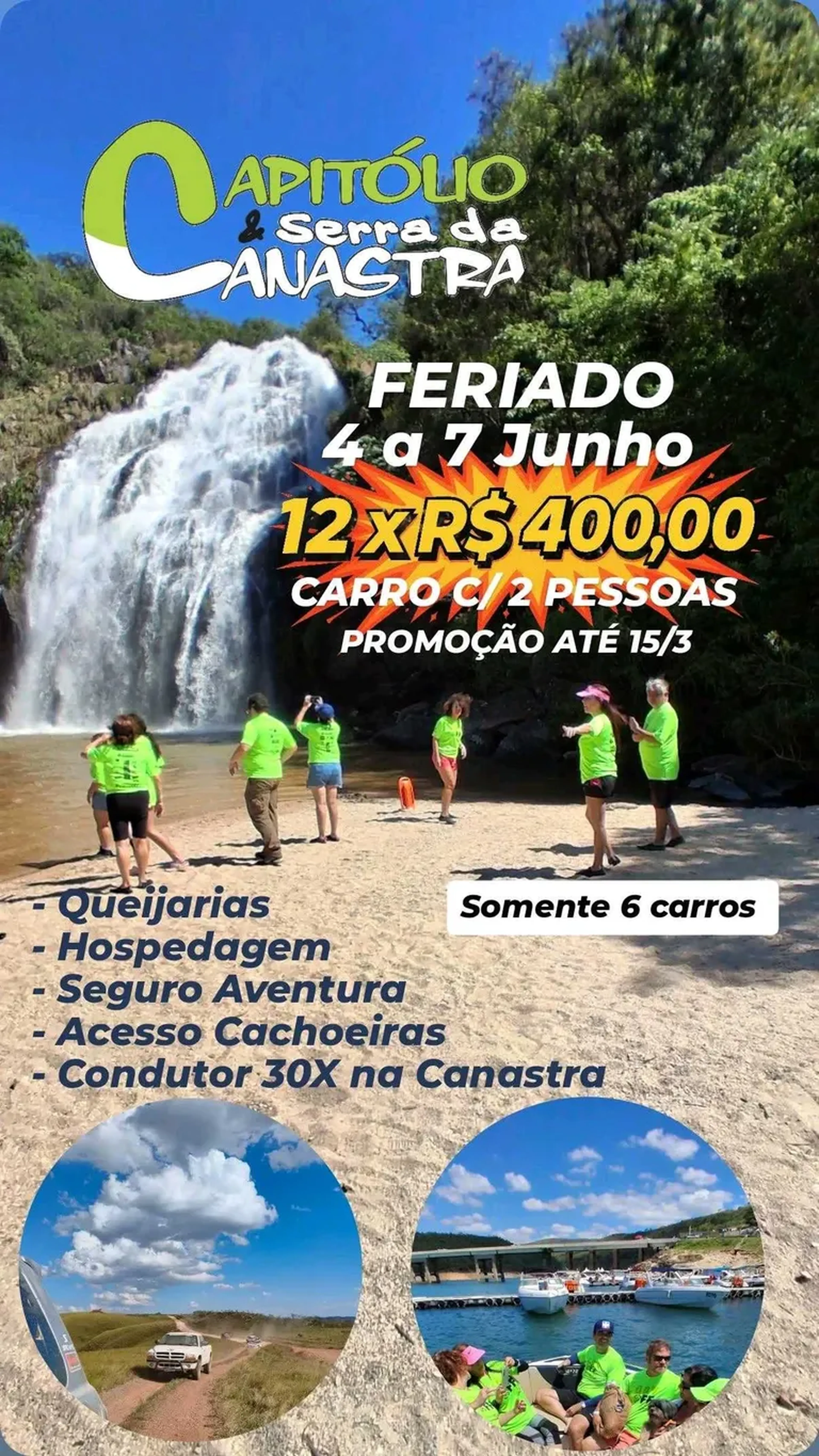 CAPITÓLIO E SERRA DA CANASTRA 04 A 07 JUNHO VALOR POR DUPLA imagem