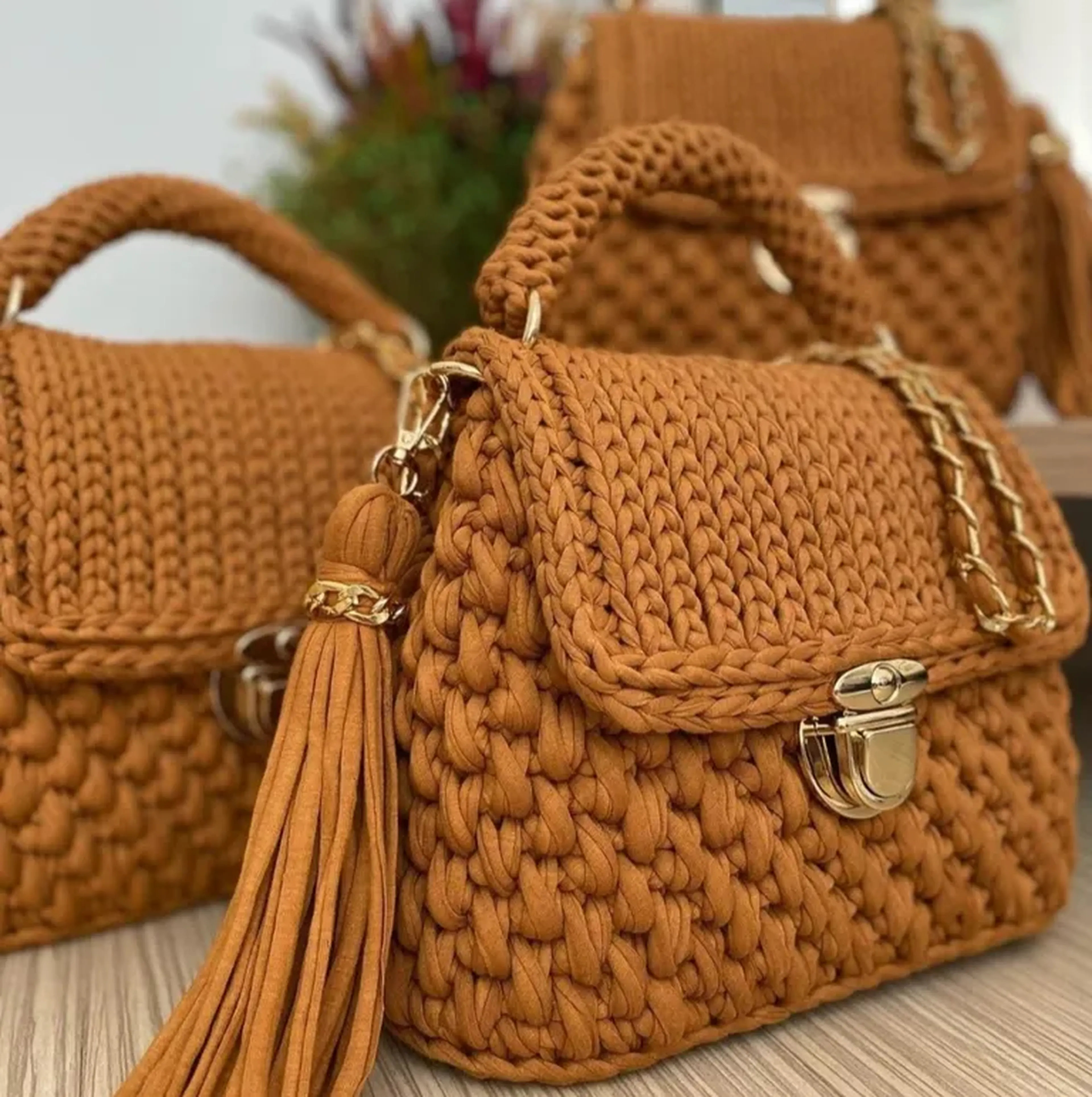 Bolsa Alice Marrom Terracotta imagem