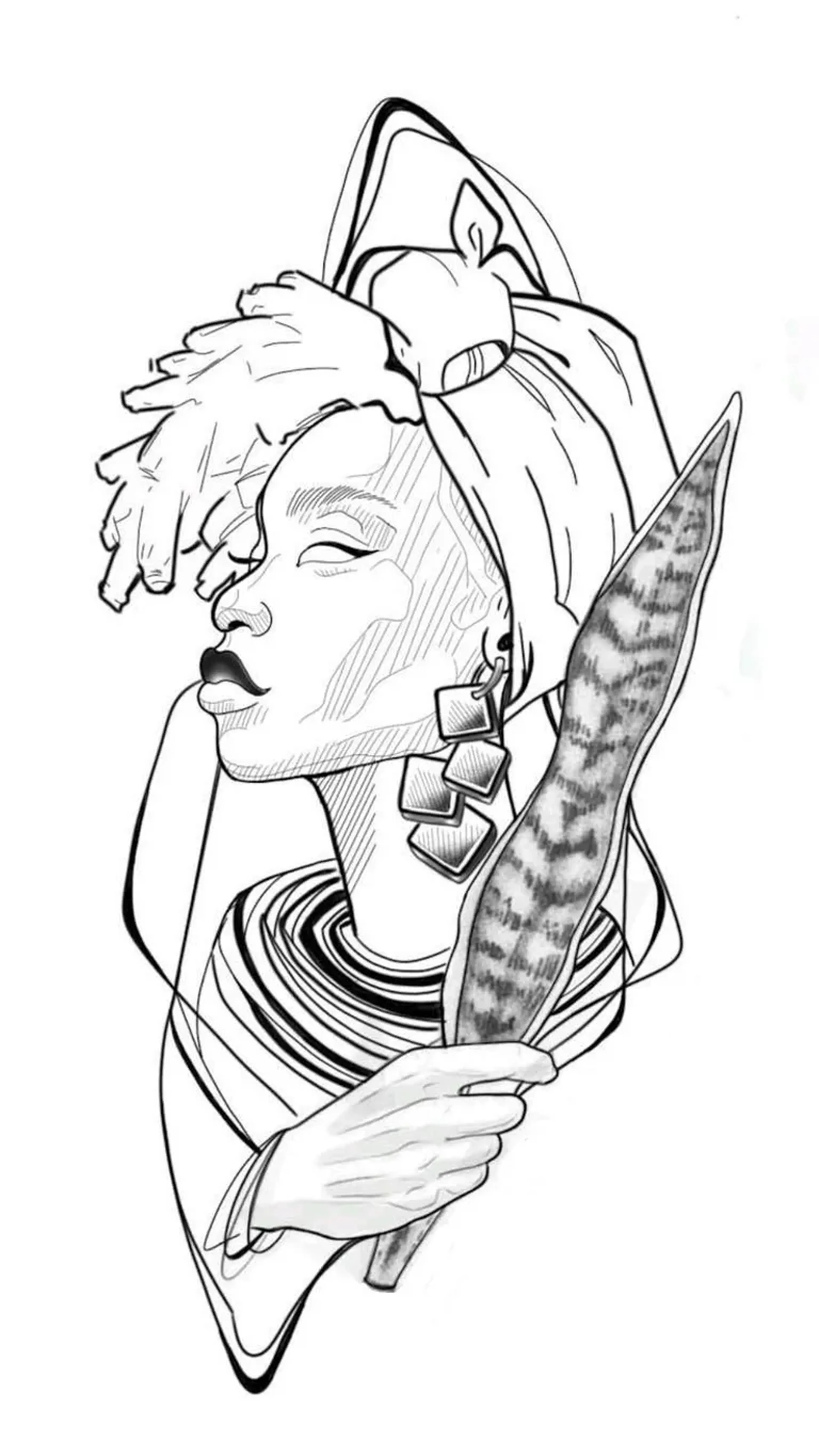 Arte Afro 2 - Blackwork (Valor Promocional) - Leia a descrição imagem