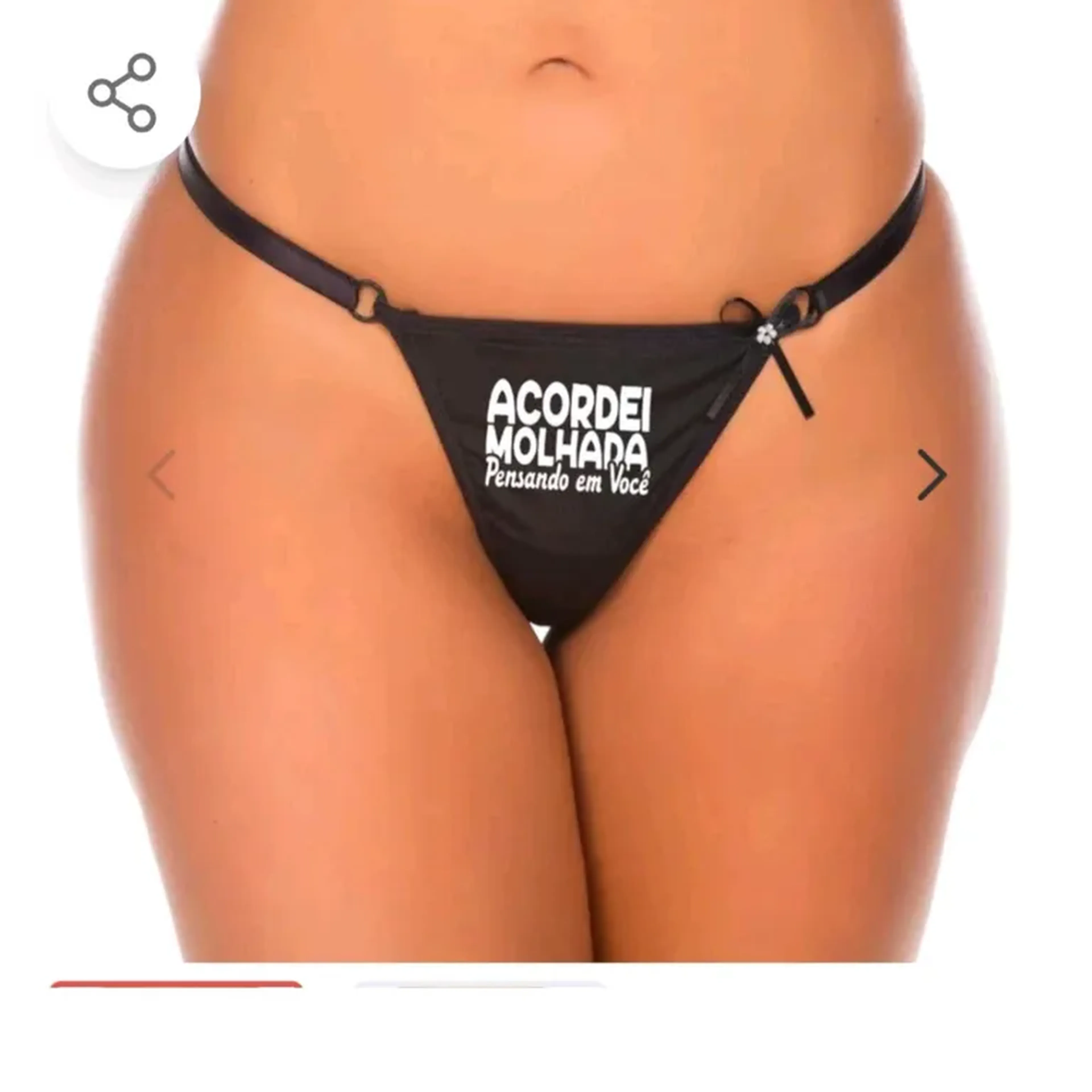 Calcinhas Acordei Molhada Pensando em Você imagem