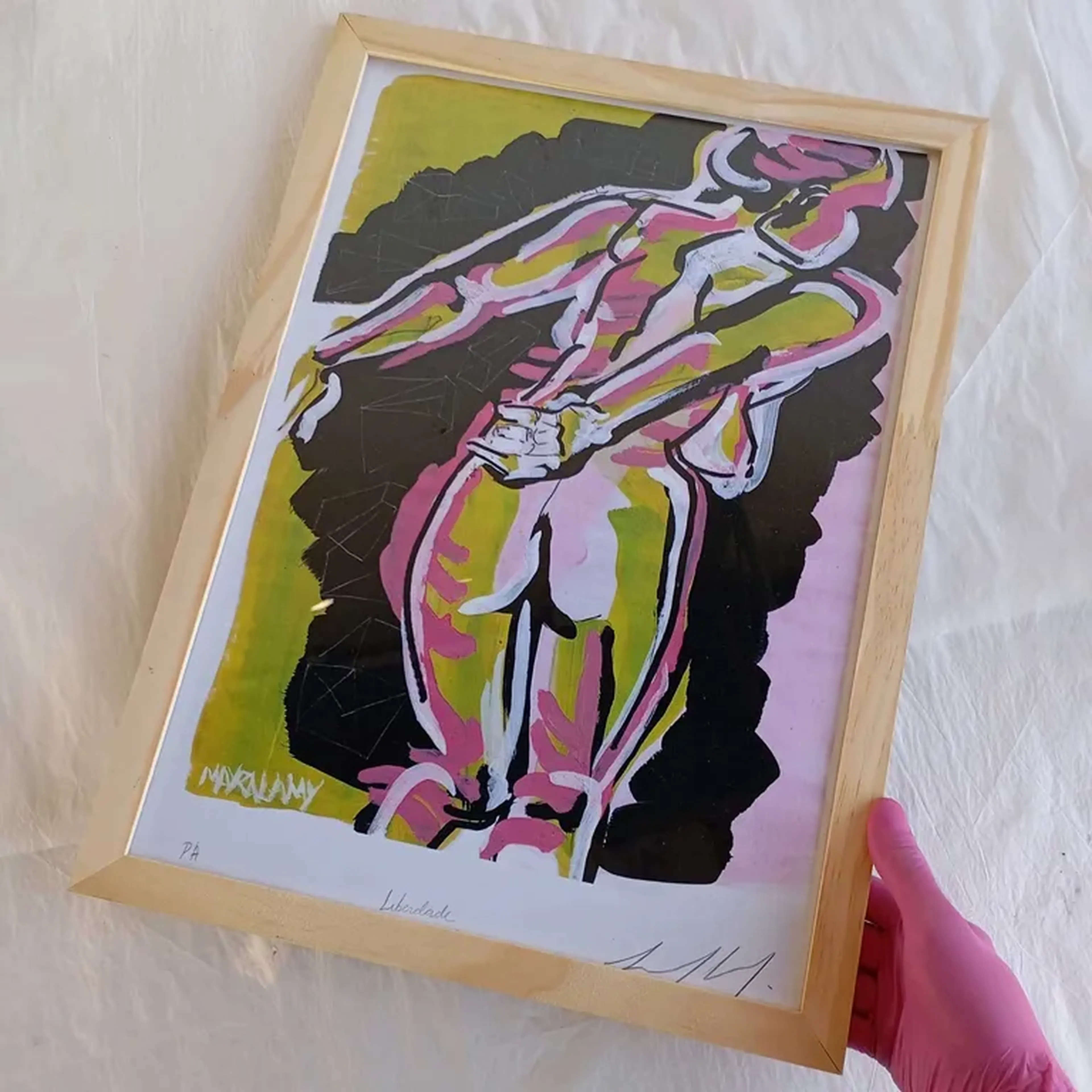 Liberdade - 30x42 cm moldura plana imagem