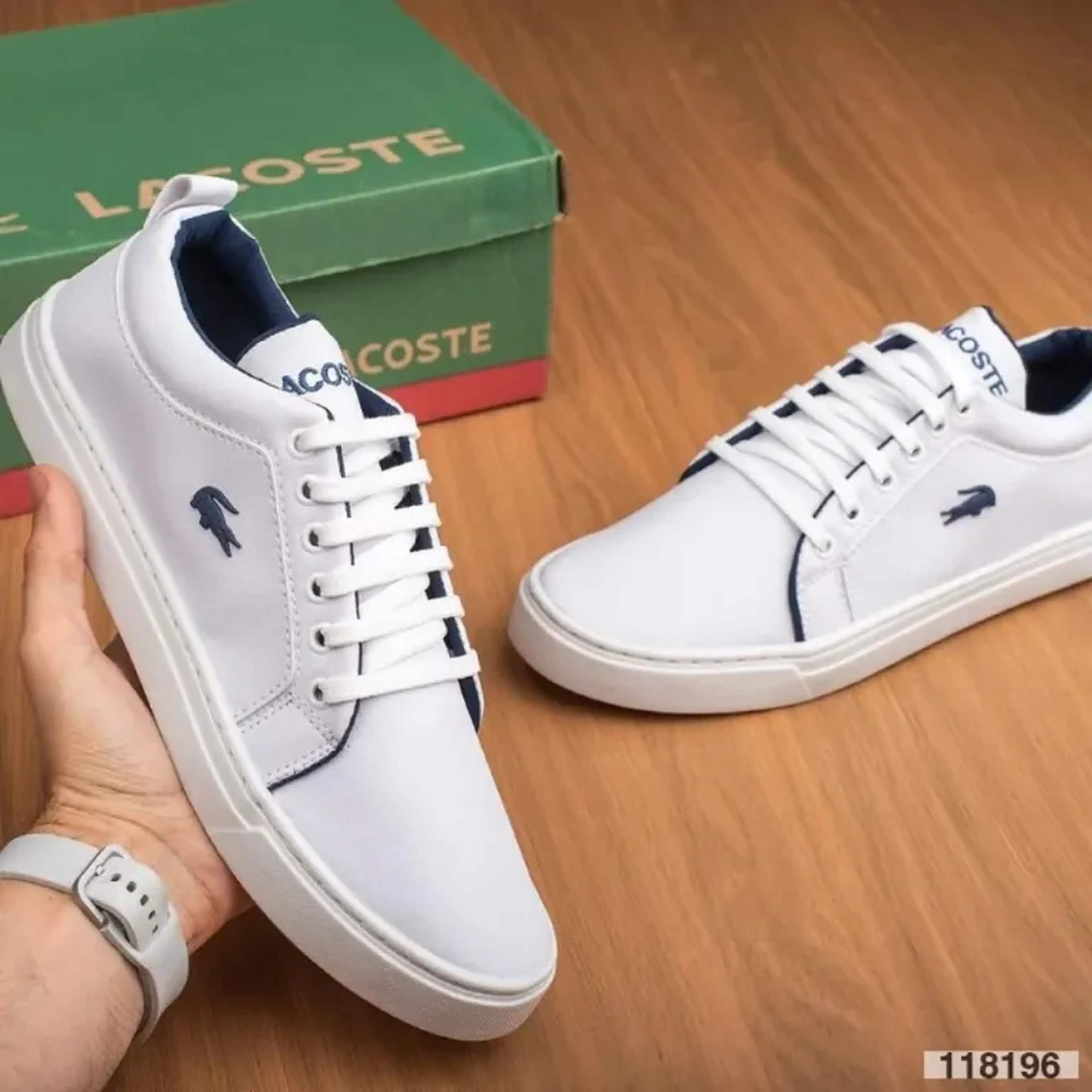 LACOSTE SAPATENIS BRANCO imagem