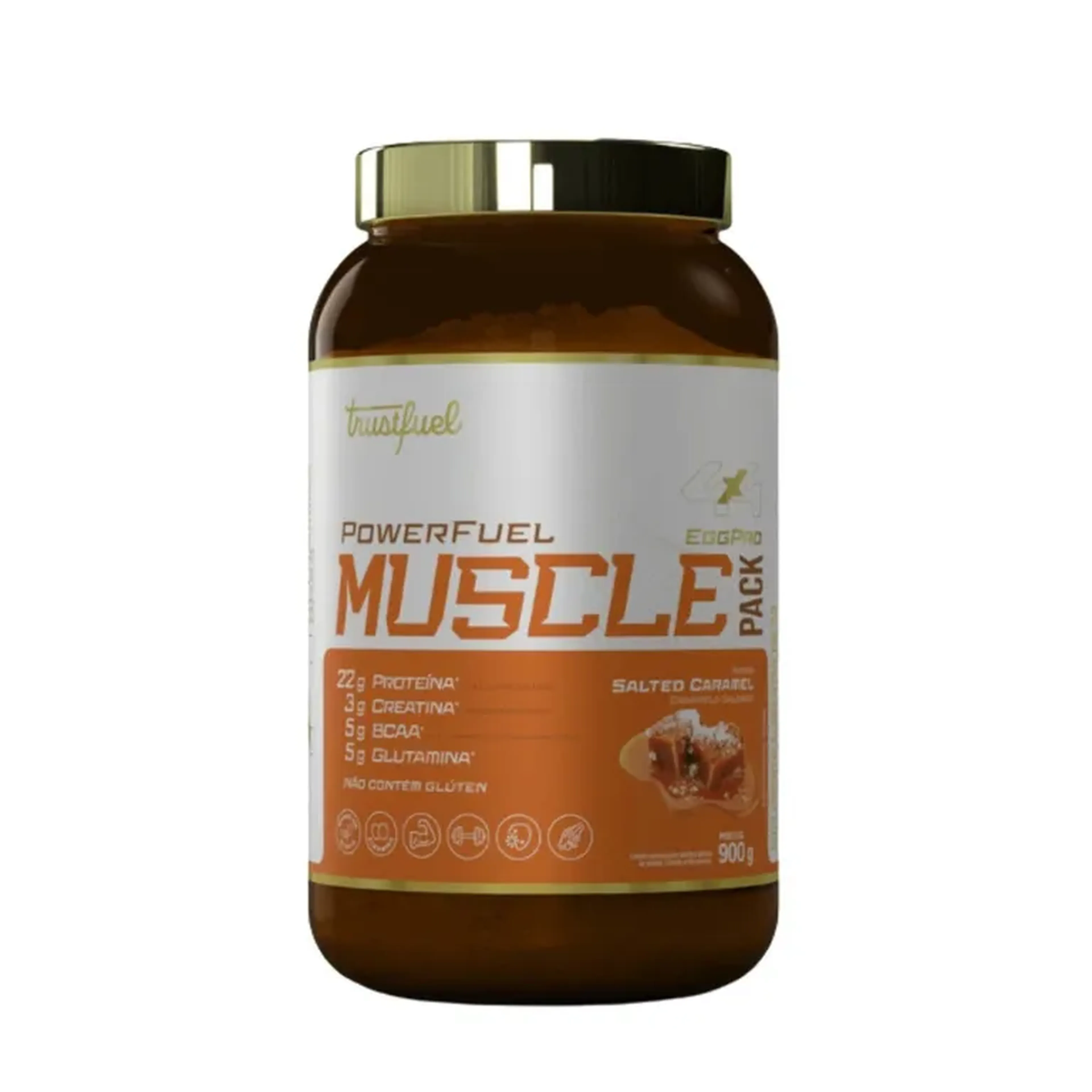 MUSCLE PACK EGG PROTEIN + ASSOCIAÇÕES - SALTED CARAMEL imagem