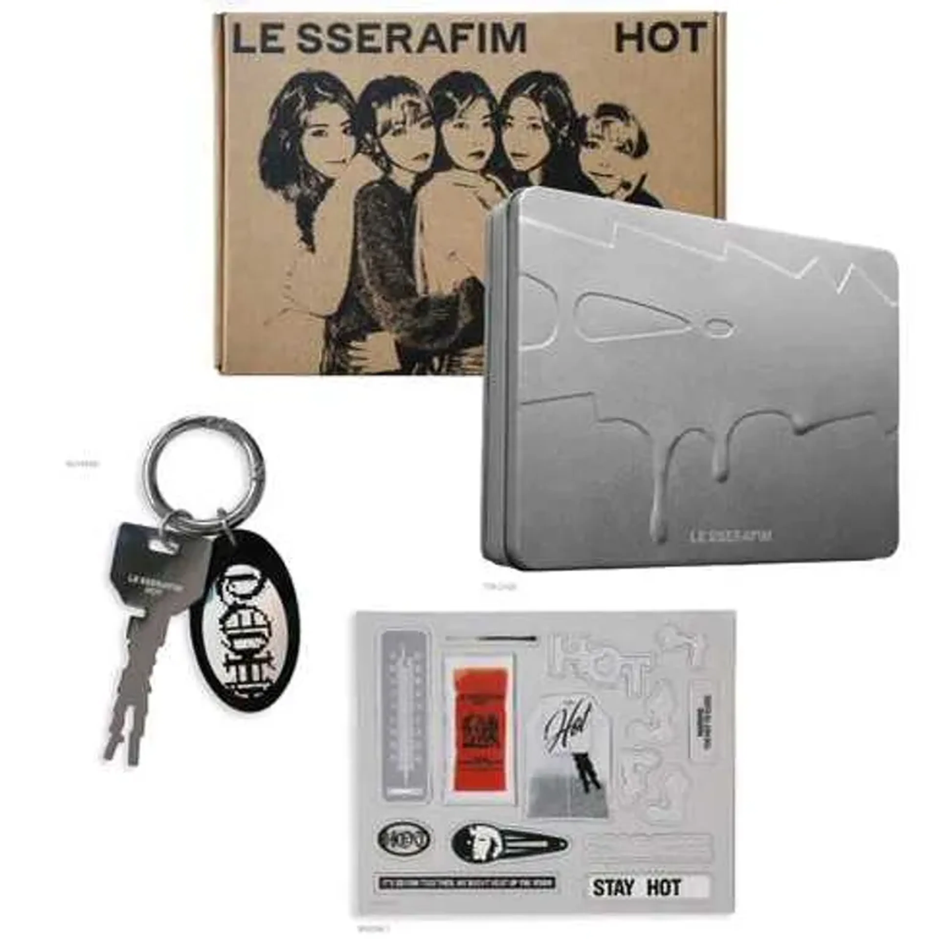 LESSERAFIM tinycase album imagem