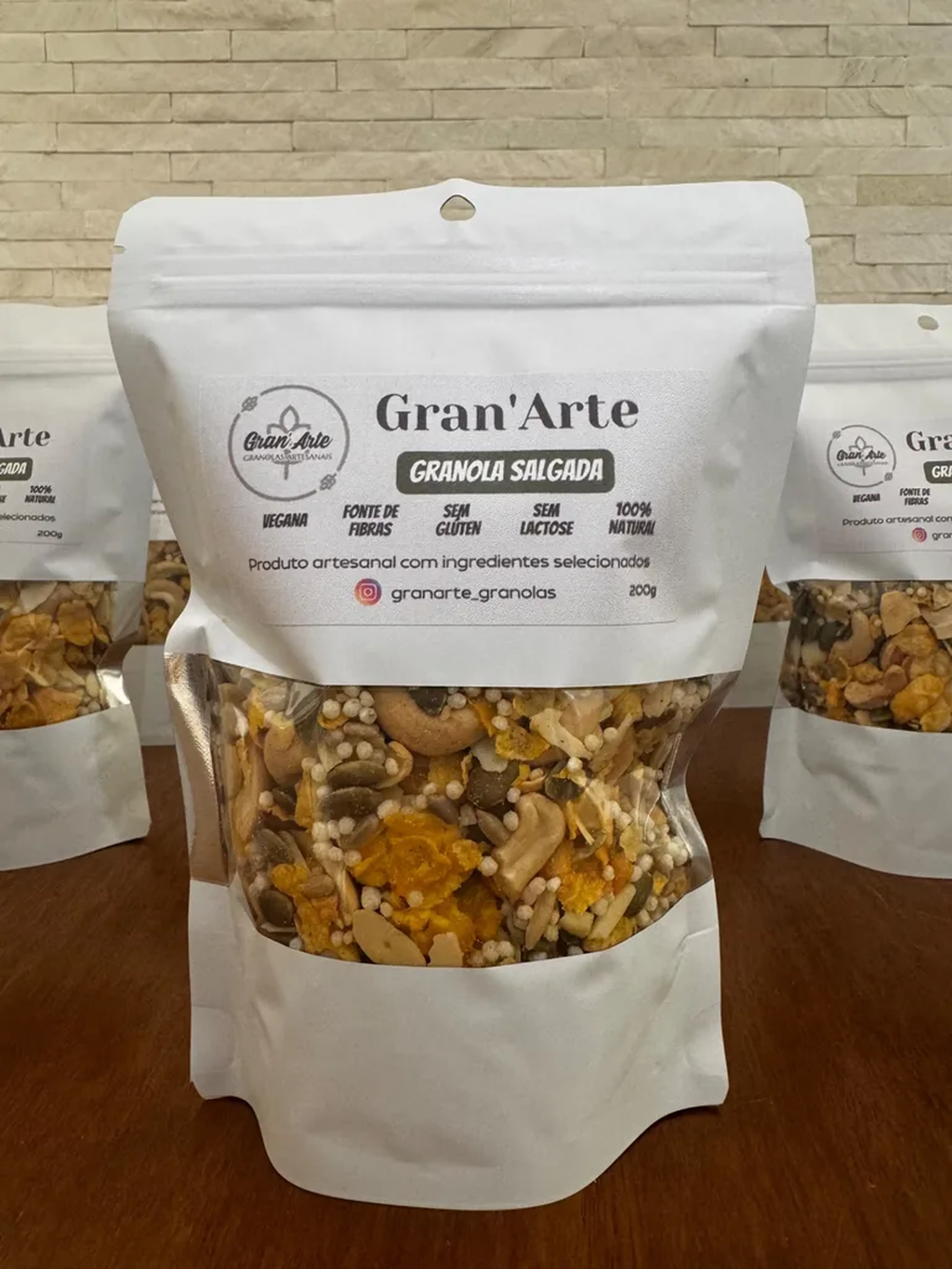 Granola Salgada Lemon Pepper imagem