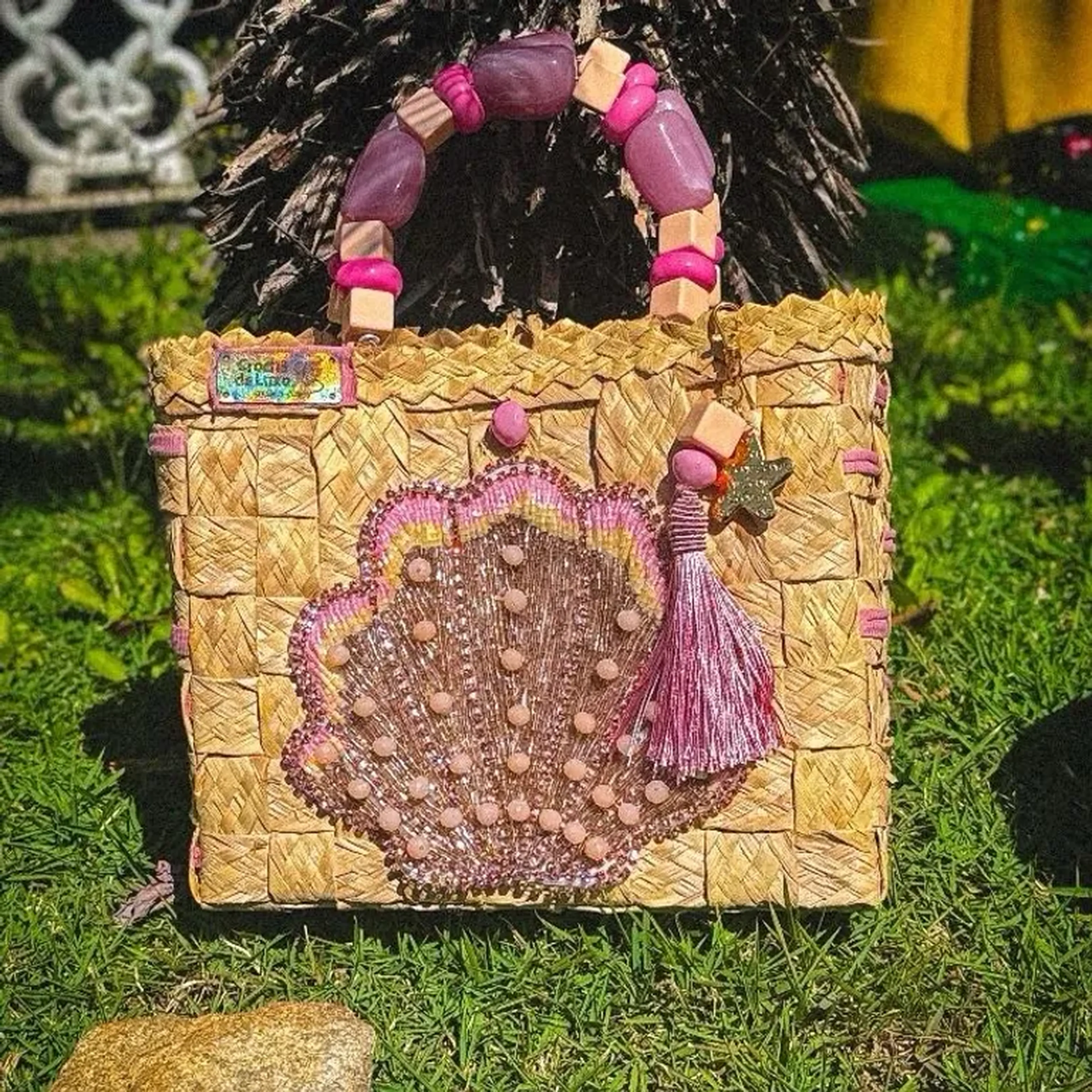 Bolsa Palha Concha imagem