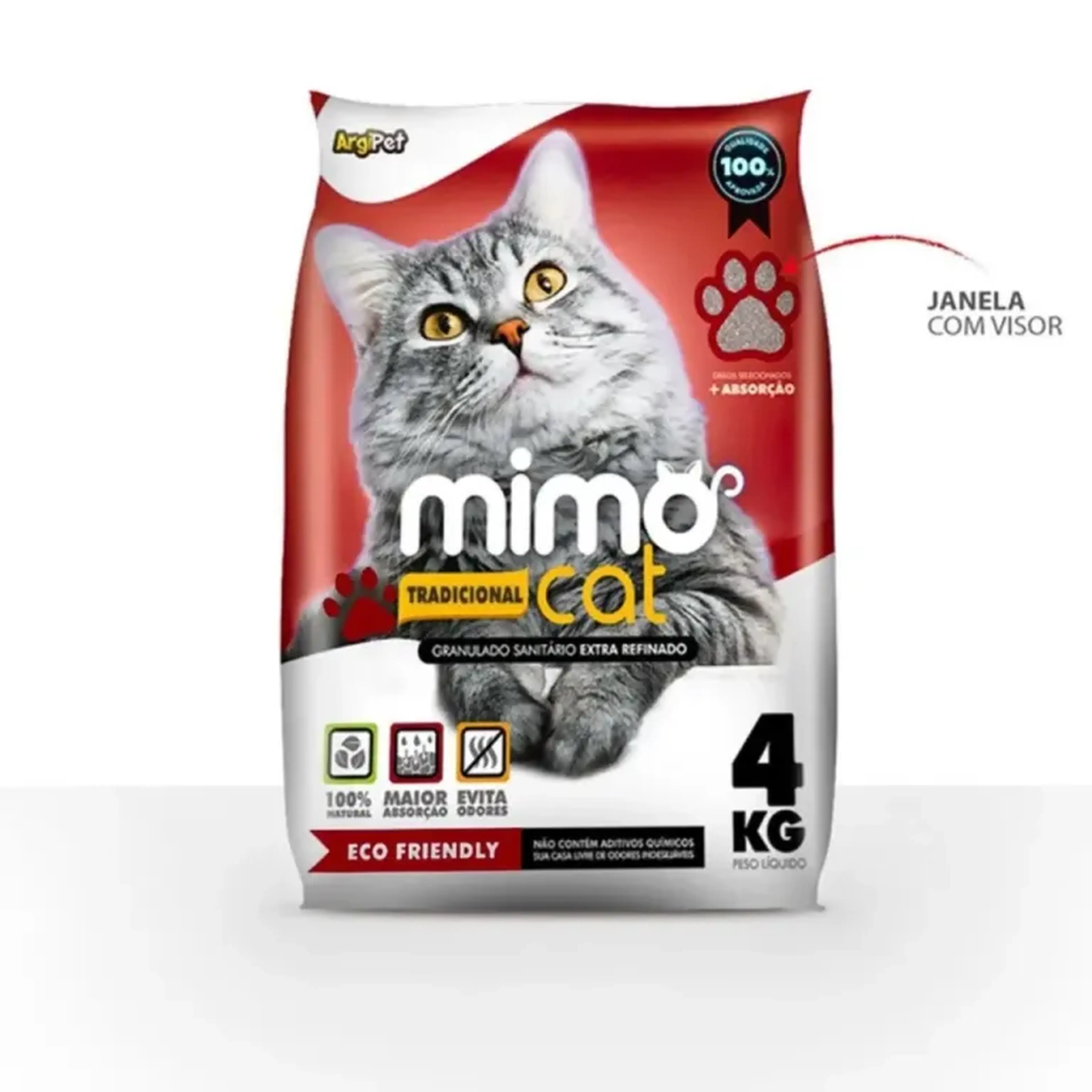 Areia Mimo Cat para Gatos 4kg imagem