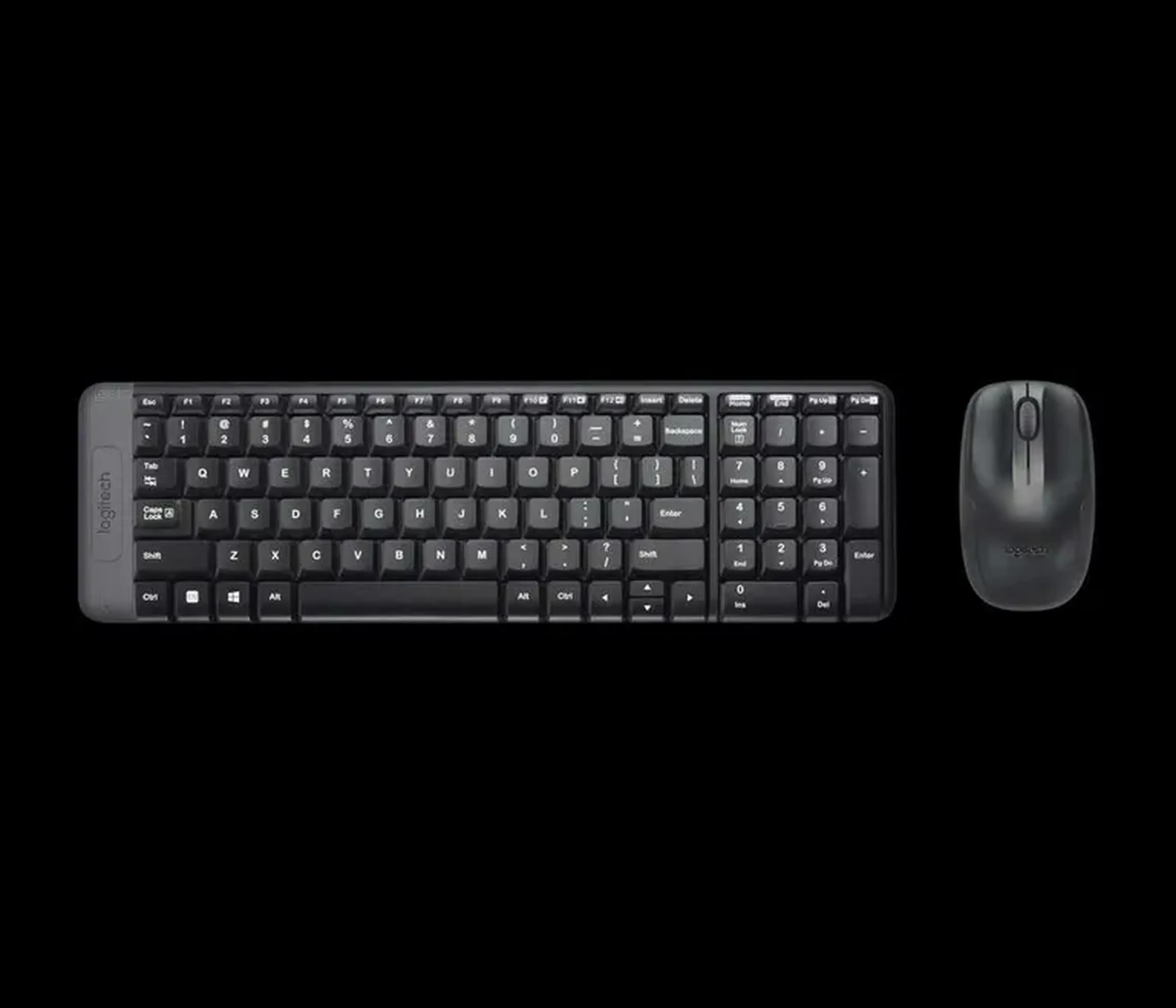kit Teclado e Mouse Sem Fio Logitech MK220 imagem