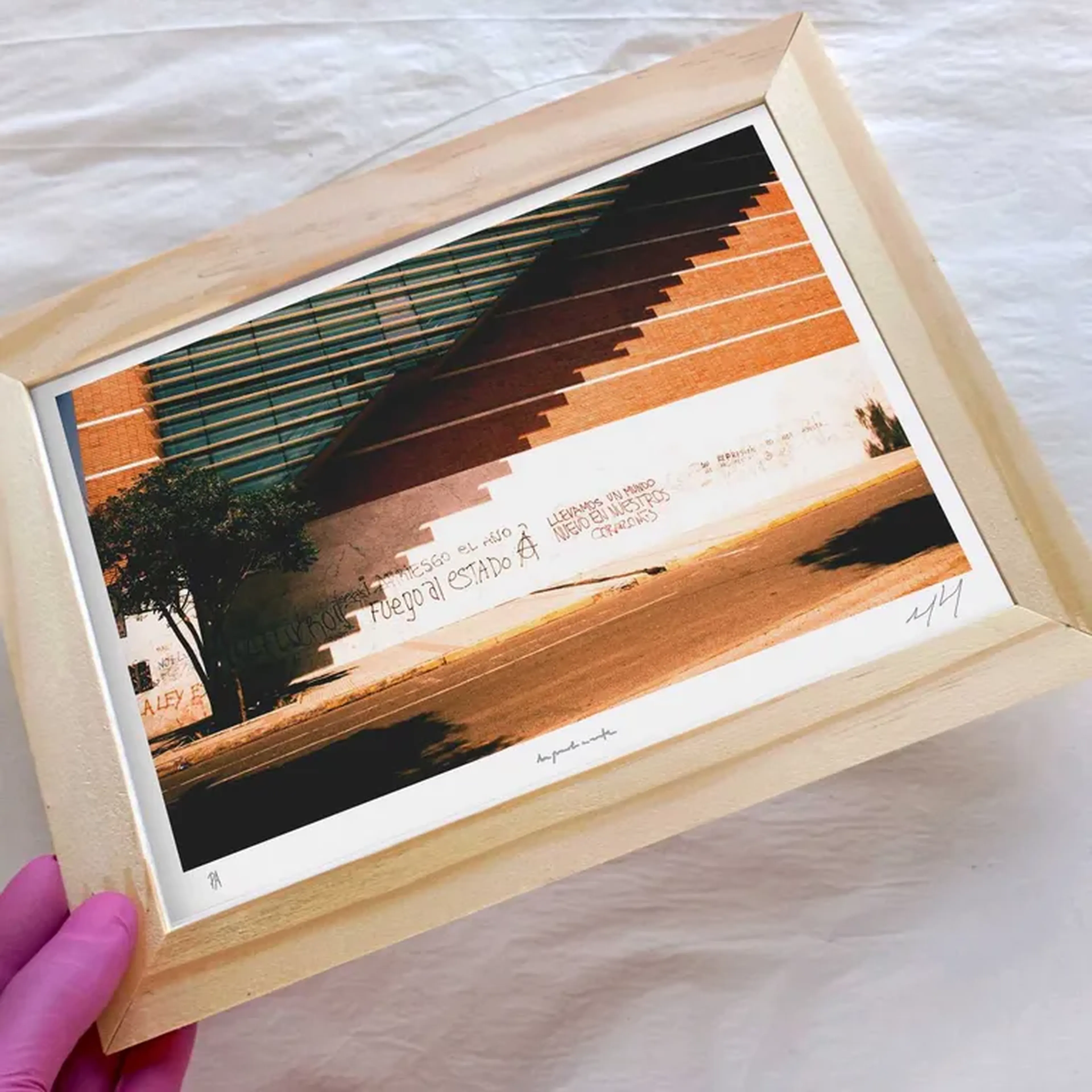 Palávoras - Nuevo mundo - 15x21 cm moldura plana imagem