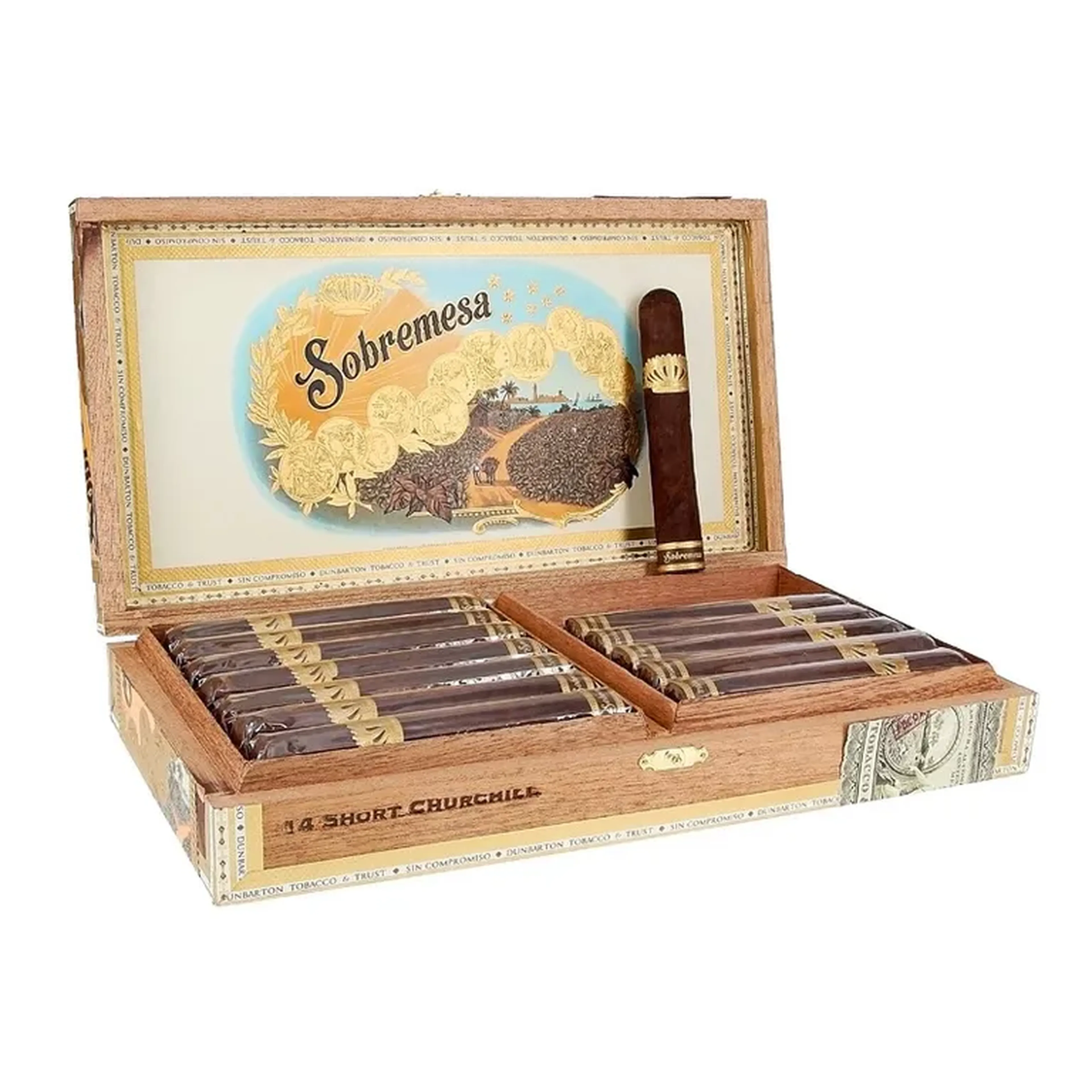 Charuto Sobremesa Short Churchill - Caixa Com 14 imagem