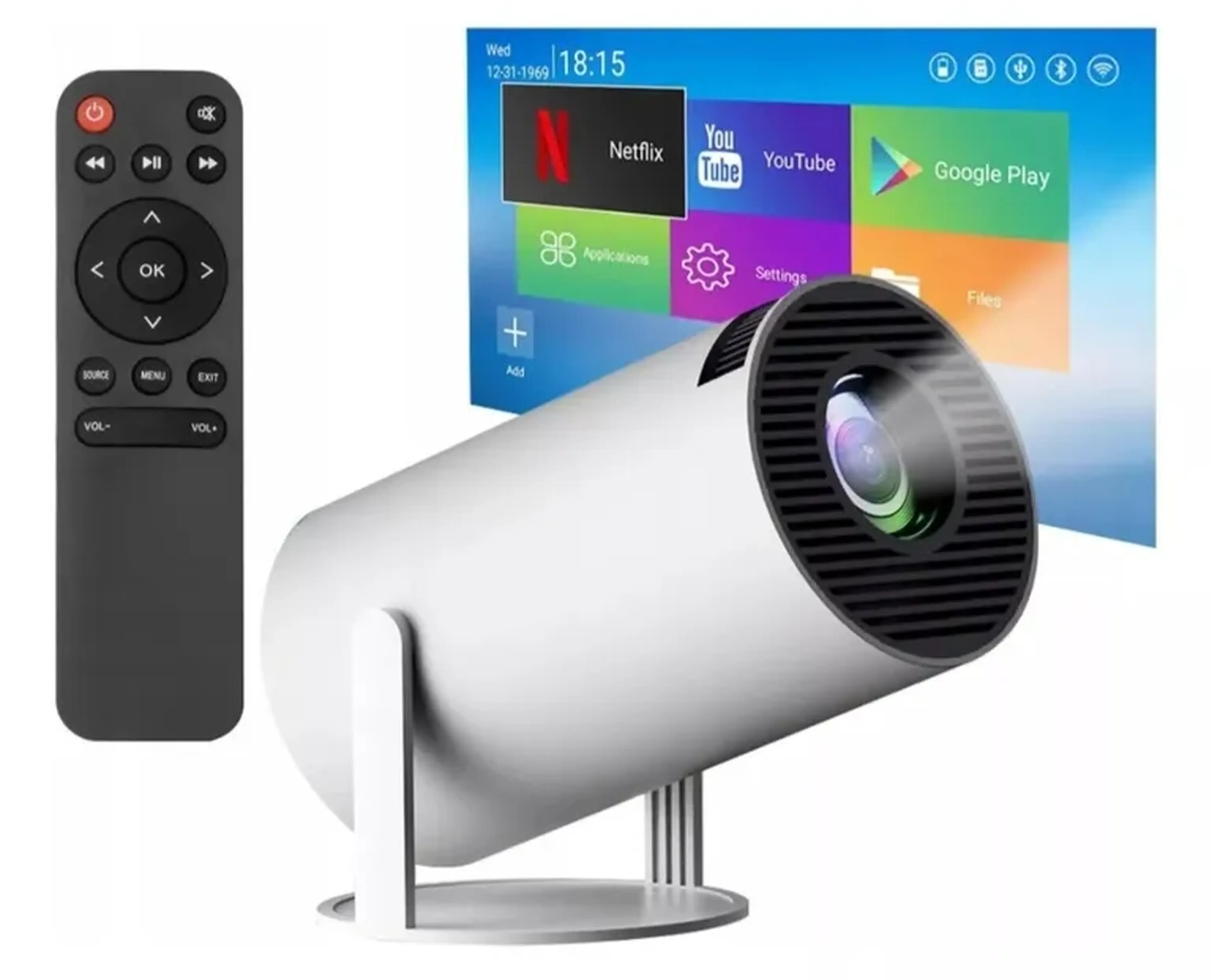 Projetor Ultra HD - Branco imagem