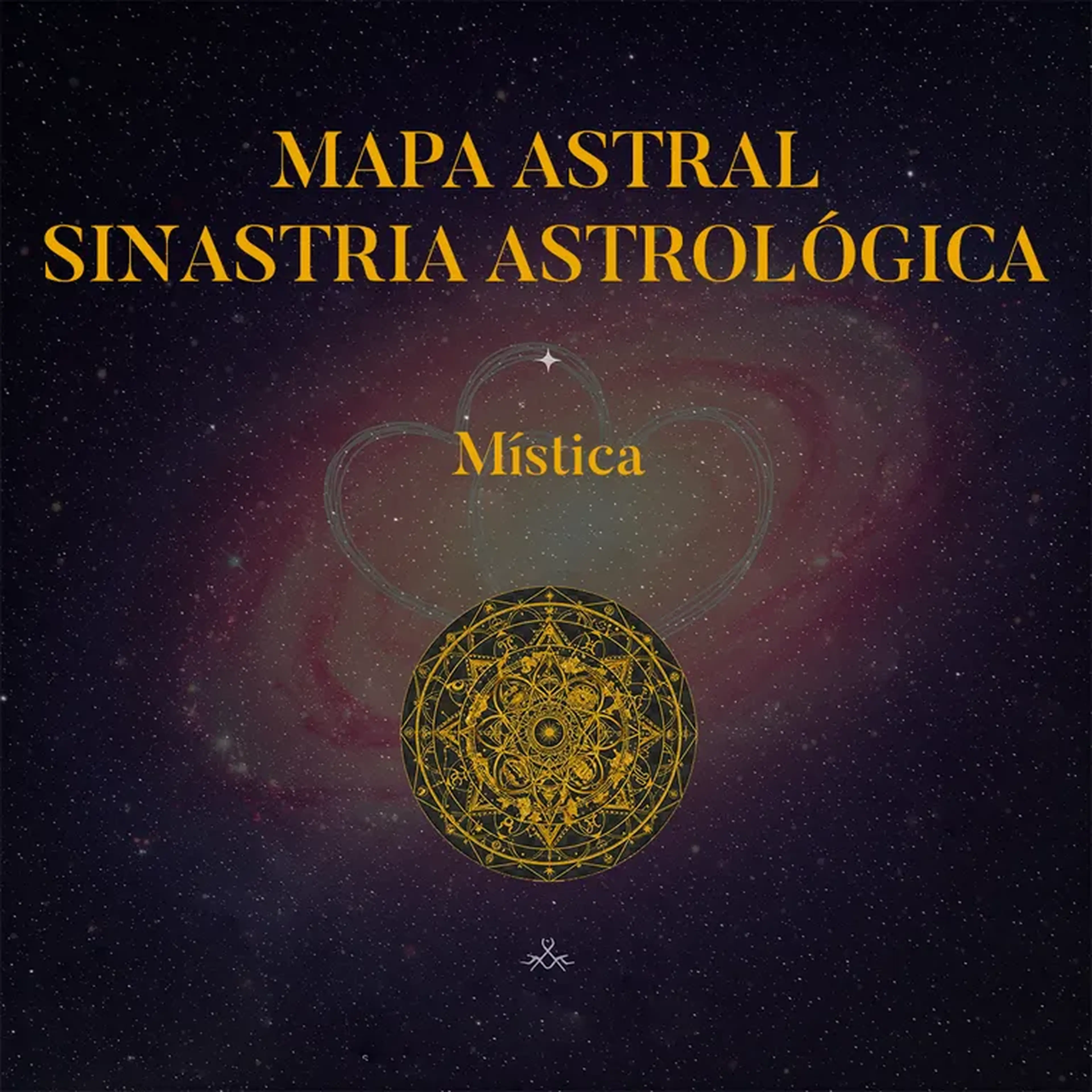 Mapa de Sinastria Astrológica - Místico imagem