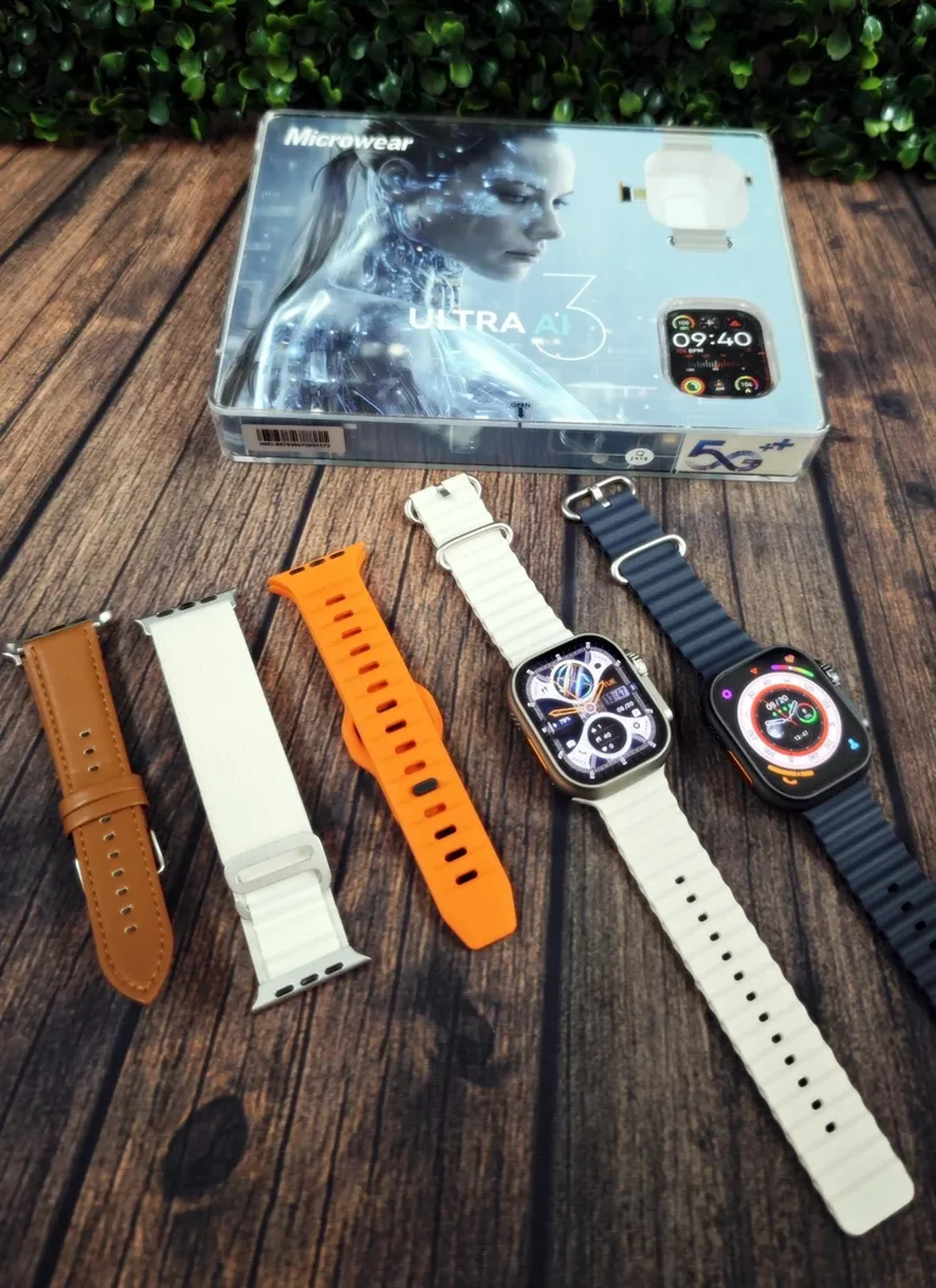 Smartwatch Ultra 3 Ai 5G 216GB Amoled Com Chip imagem