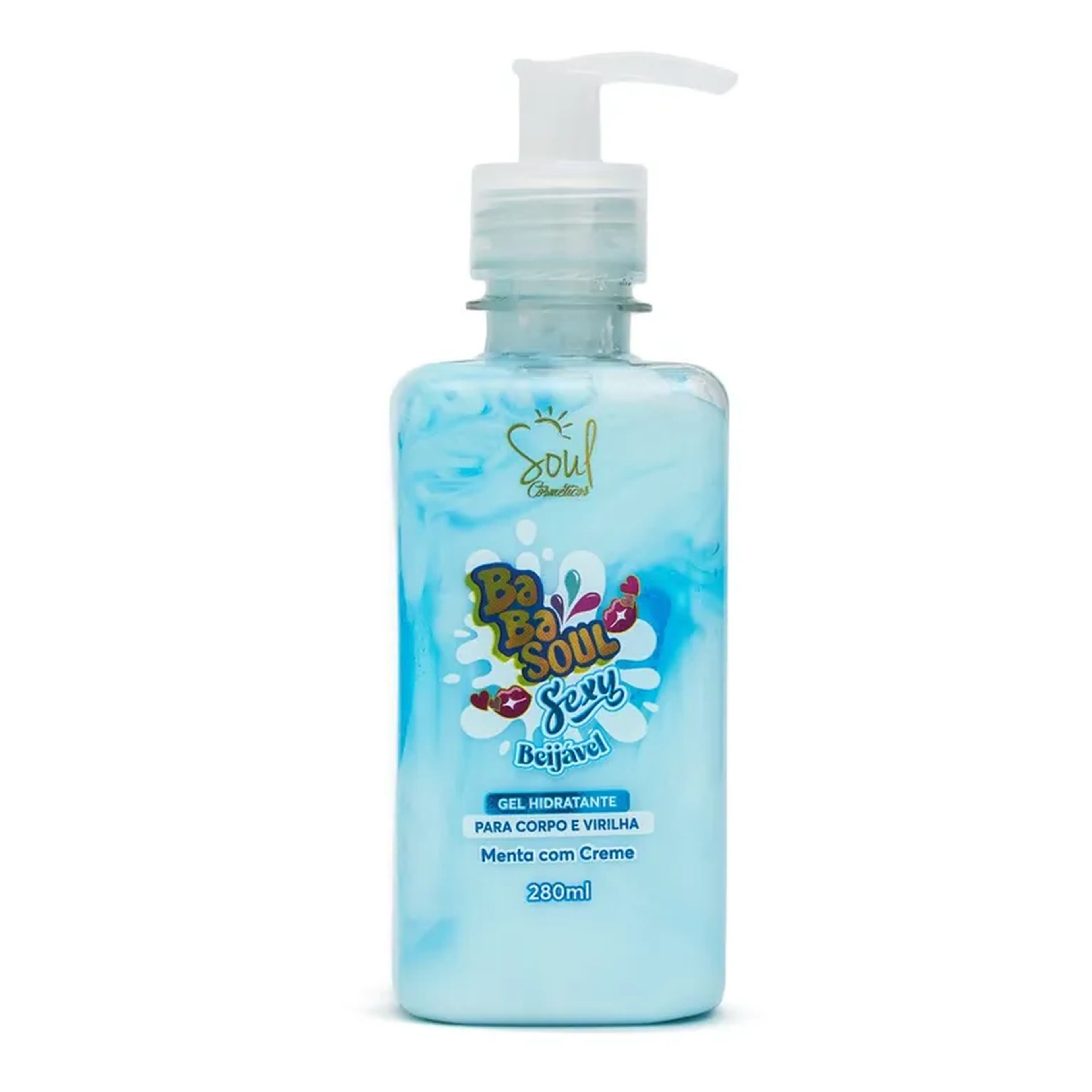 Gel hidratante para corpo e virilha - Menta com creme imagem