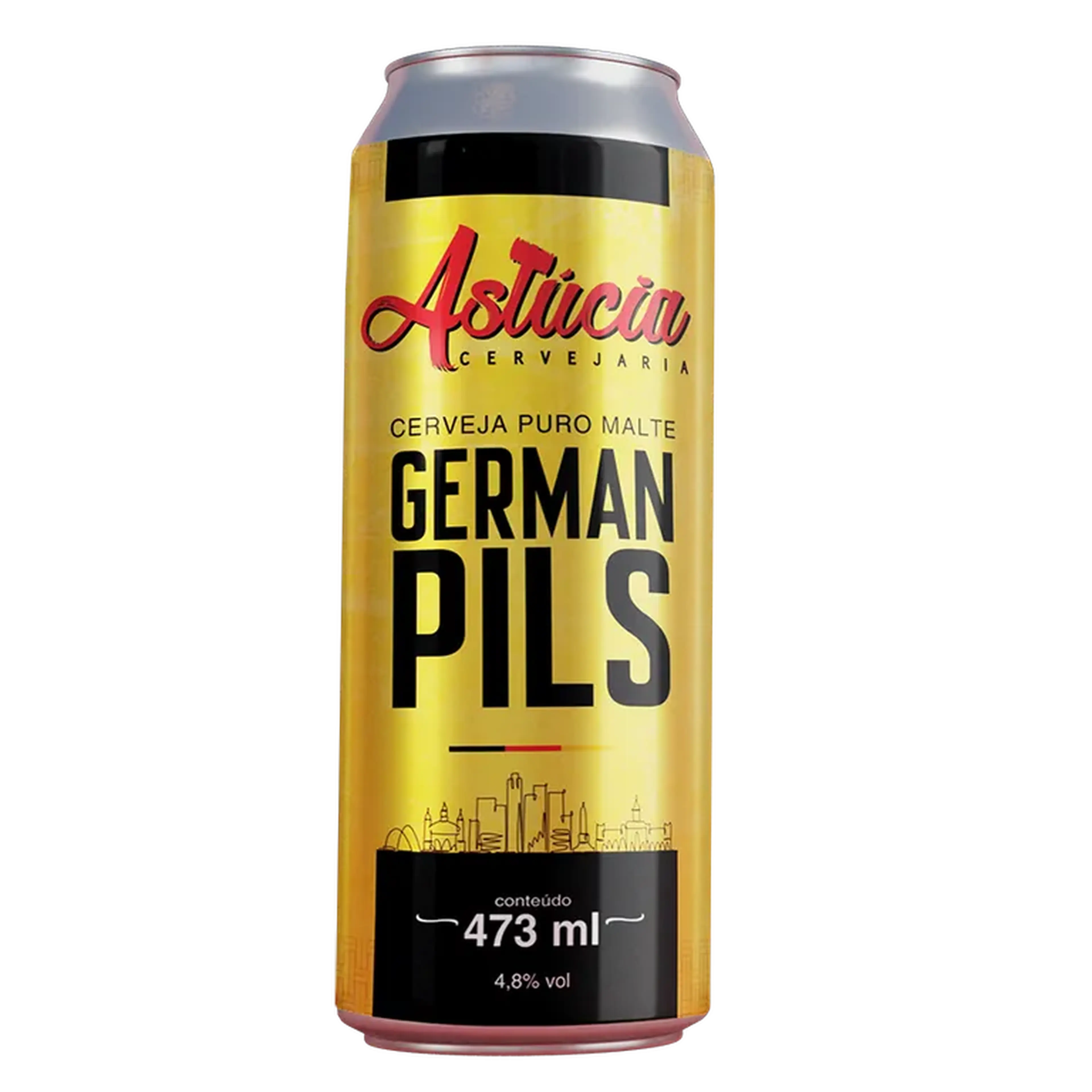 Cerveja Astúcia German Pils - Lata 473ml imagem