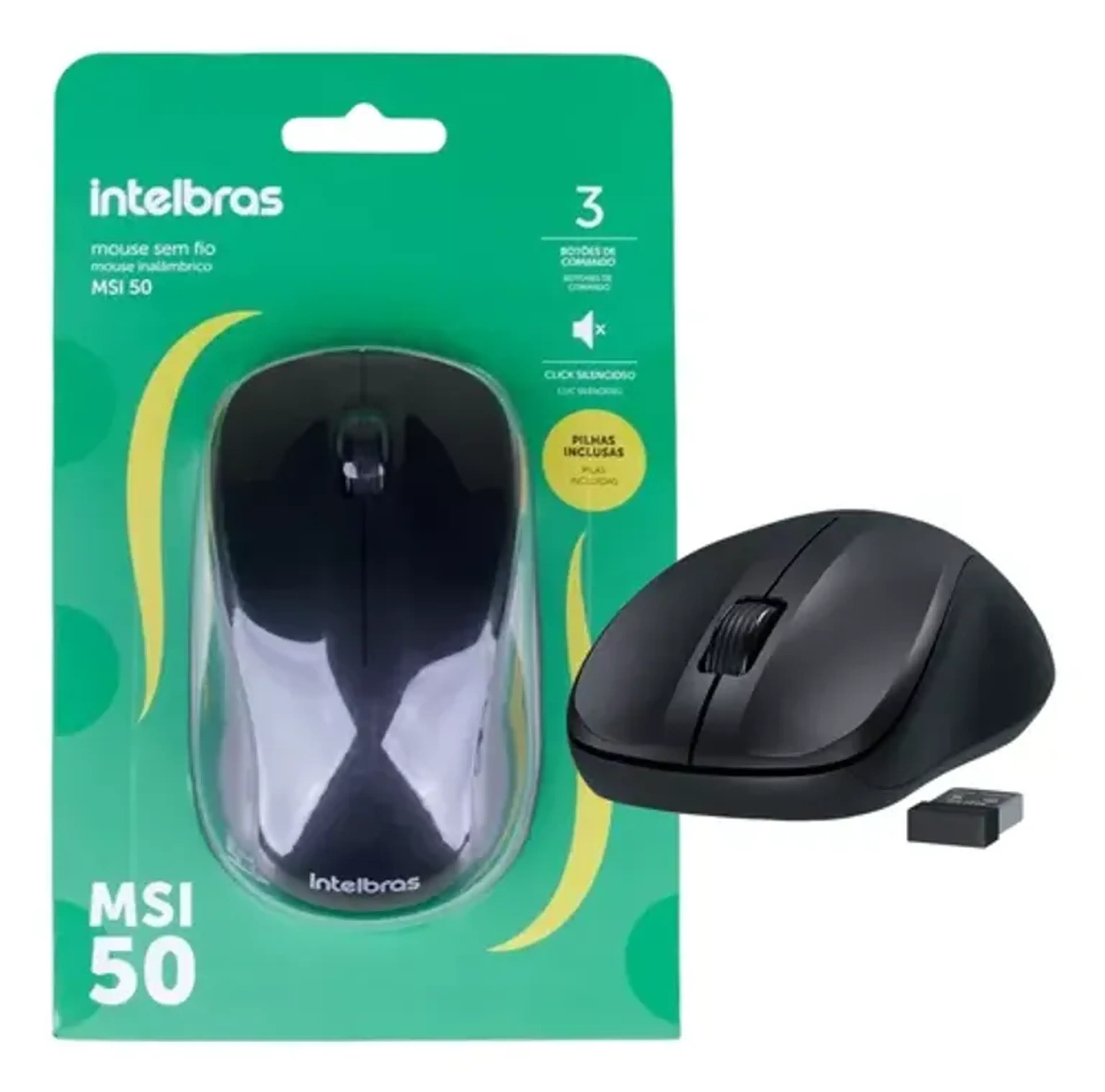 Mouse sem fio INTELBRAS imagem