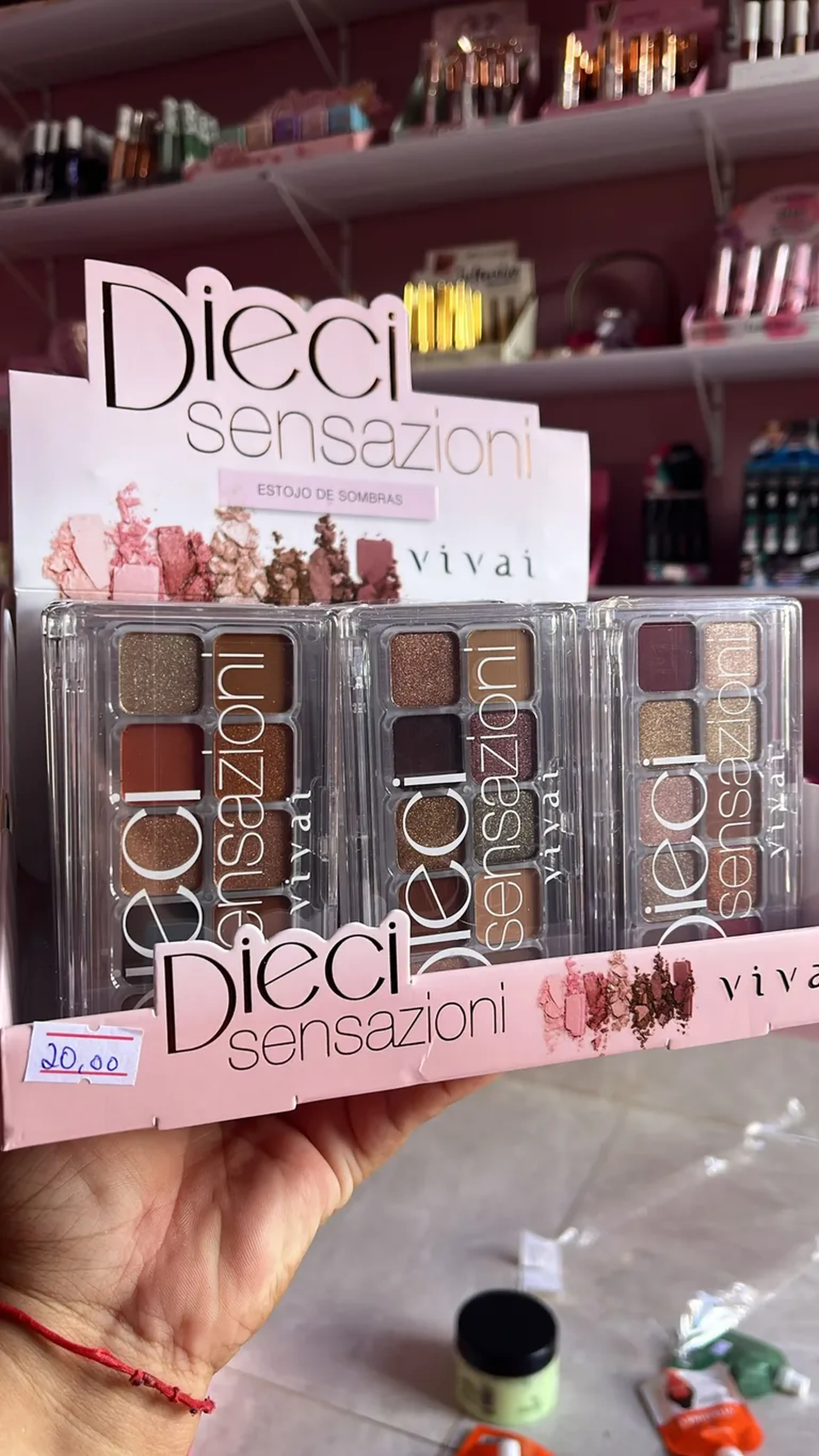 Estojo de Sombras Dieci Sensazioni imagem